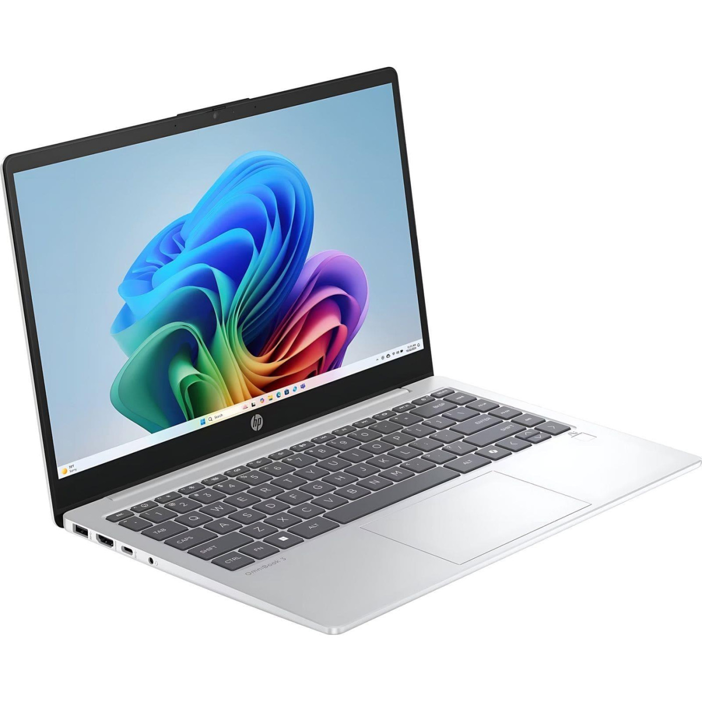 Ноутбук HP 14 OmniBook 3 14-ha0003ua FHD AG/AI 5 340/16GB/512GB/UMA/Win11/Silver (BV5U2EA)