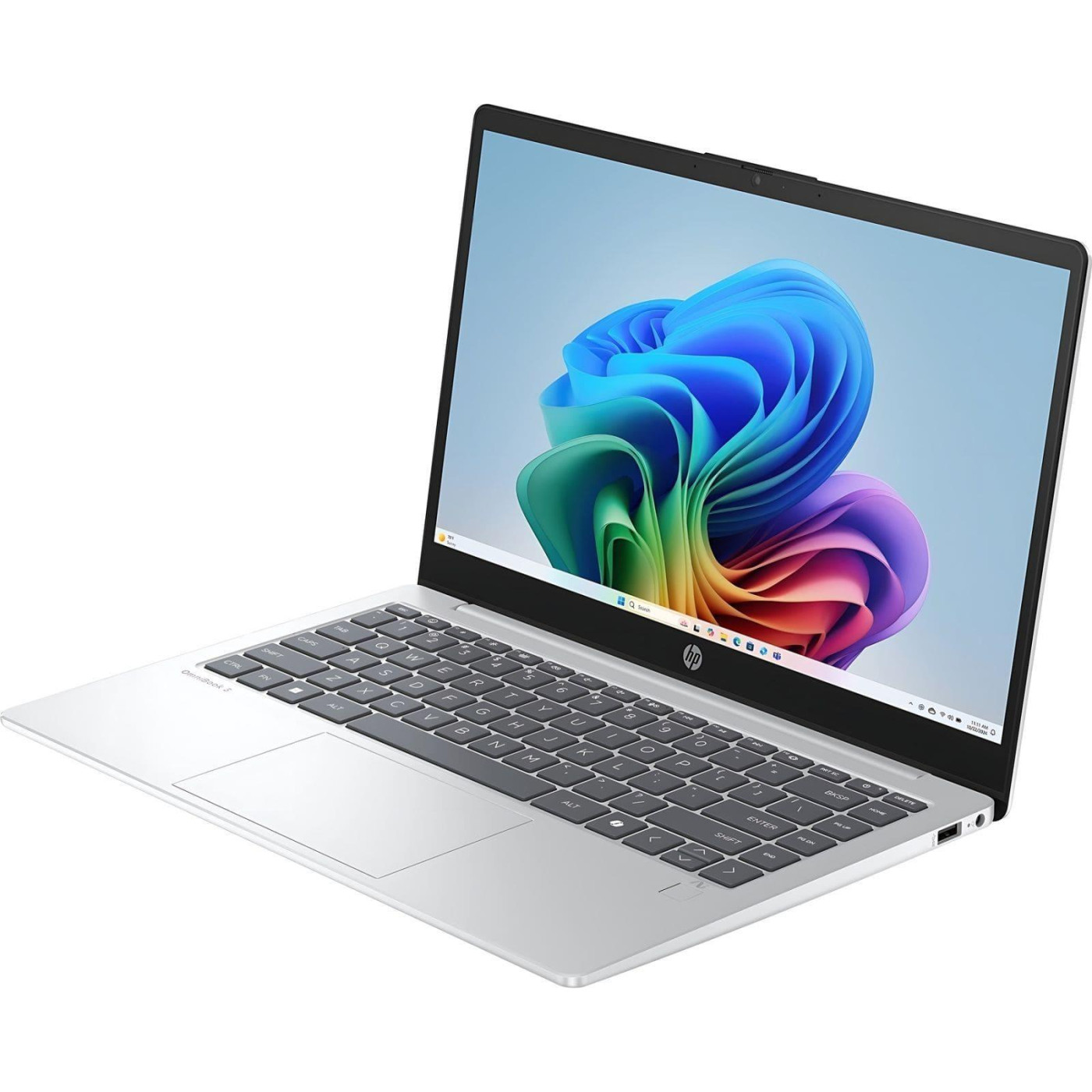Ноутбук HP 14 OmniBook 3 14-ha0003ua FHD AG/AI 5 340/16GB/512GB/UMA/Win11/Silver (BV5U2EA)