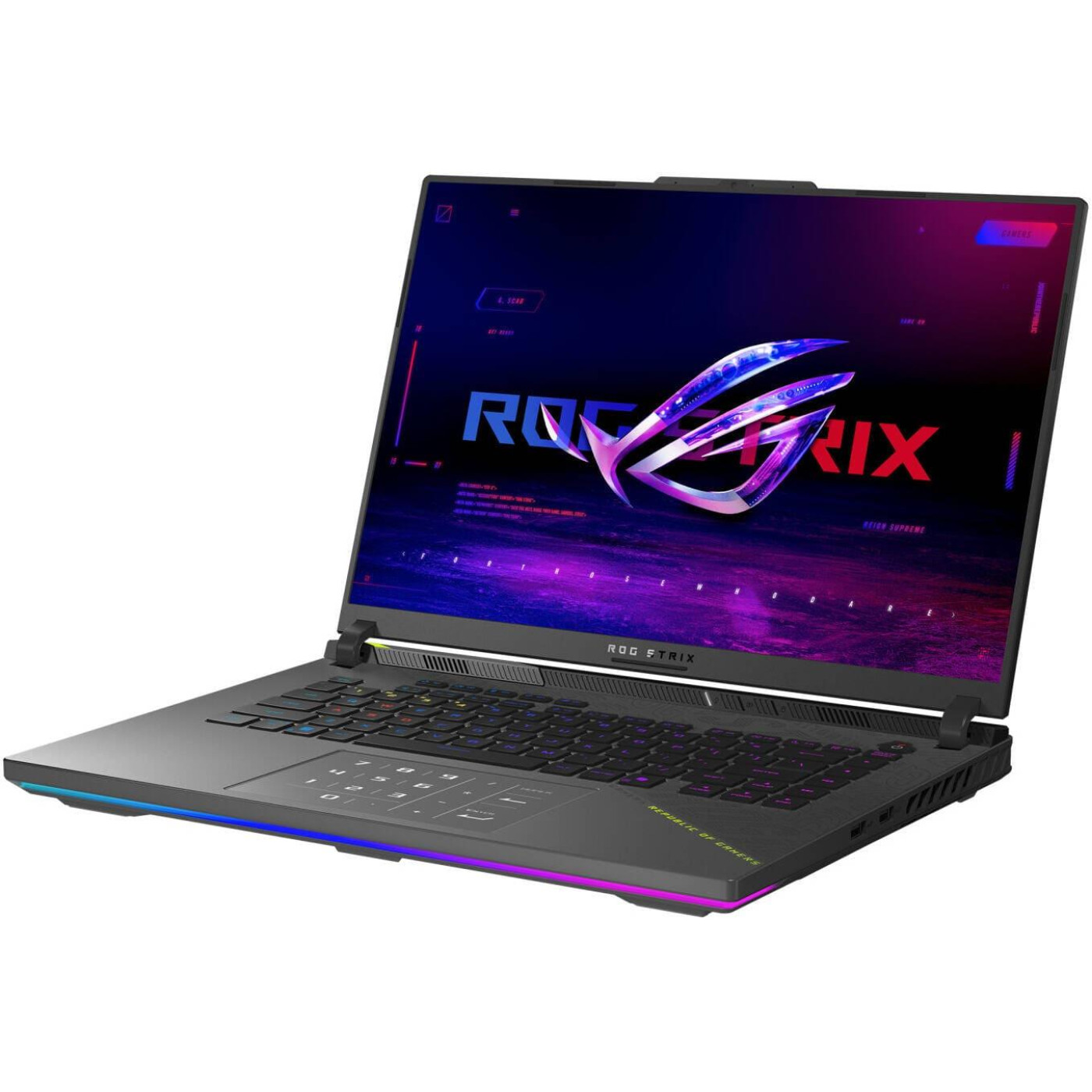Ноутбук ASUS 16 ROG Strix G16 G614FM WUXGA/Ryzen 9 9955HX/16GB/1TB/RTX 5060/W11H/Eclipse Gray (G614FM-WS94) U1