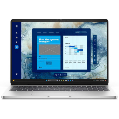Ноутбук Dell 16 Pro 16 FHD+ AG/Intel Core Ultra 7 255U/32GB/1TB/Intel UHD/W11P/Silver (BTO108PC16250UA_W11P)
