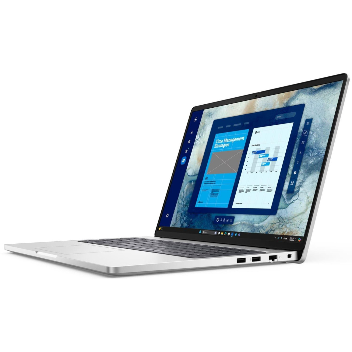 Ноутбук Dell 16 Pro 16 FHD+ AG/Intel Core Ultra 7 255U/32GB/1TB/Intel UHD/W11P/Silver (BTO108PC16250UA_W11P)