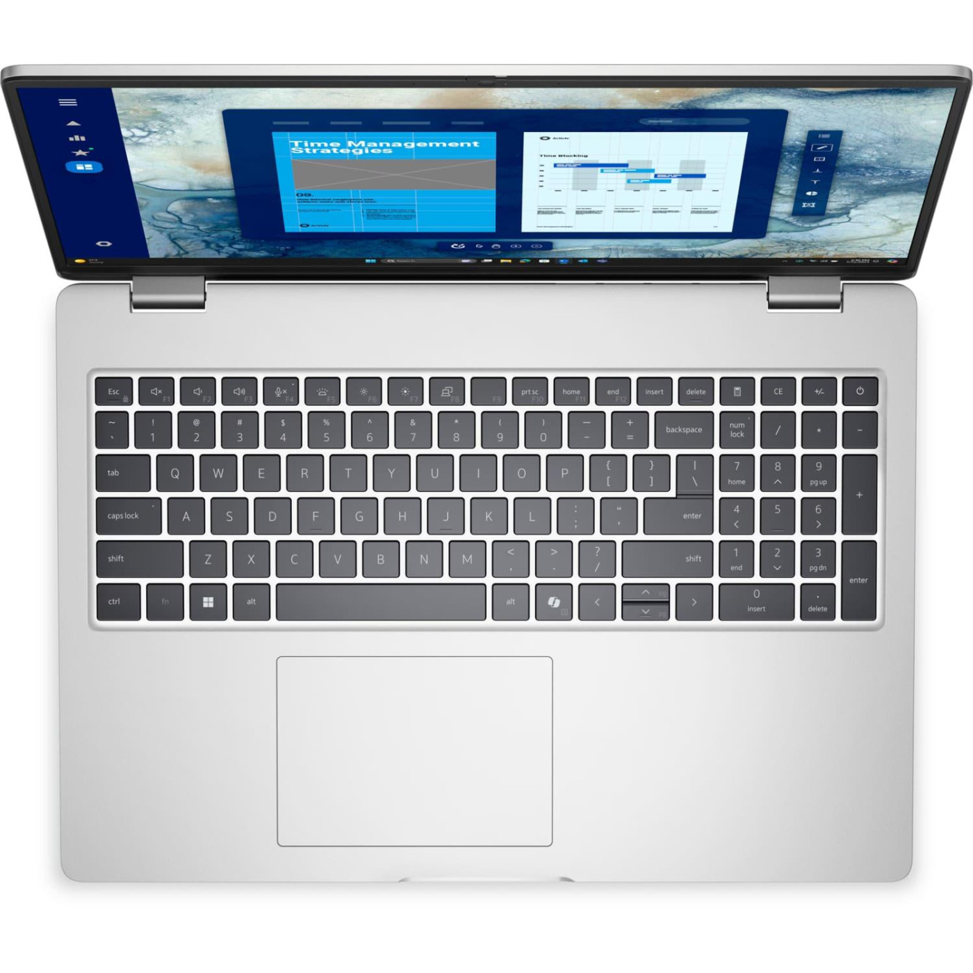 Ноутбук Dell 16 Pro 16 FHD+ AG/Intel Core Ultra 7 255U/32GB/1TB/Intel UHD/W11P/Silver (BTO108PC16250UA_W11P)