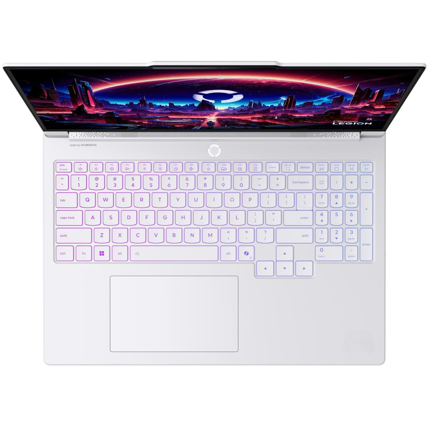 Ноутбук Lenovo 16 Legion 7 16AGP11 WQXGA OLED 240Hz/Ryzen 9 AI HX 470/32GB/1TB/RTX 5060/W11H/Glacier White (83Q8001BGE)
