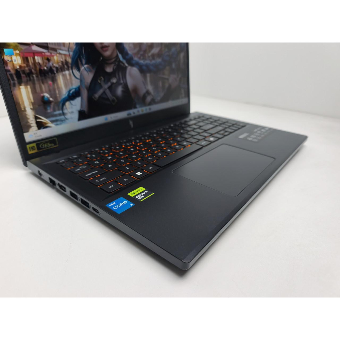 Ноутбук Acer 15.6 Nitro V 15 ANV15-51 FHD 165Hz IPS/Intel Core i5-13420H/16GB/512GB SSD/NVIDIA GeForce RTX 4050 6GB/DOS/Black (14401) Б/у