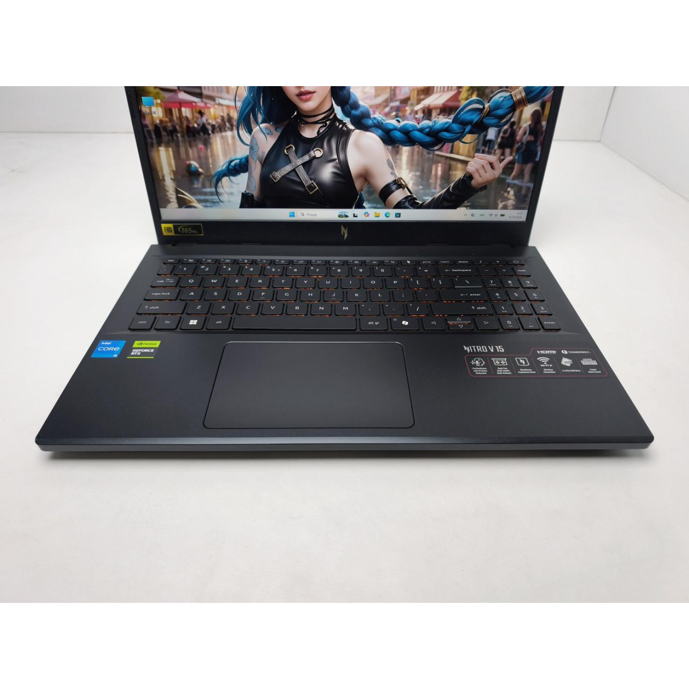 Ноутбук Acer 15.6 Nitro V 15 ANV15-51 FHD 165Hz IPS/Intel Core i5-13420H/16GB/512GB SSD/NVIDIA GeForce RTX 4050 6GB/DOS/Black (14401) Б/у