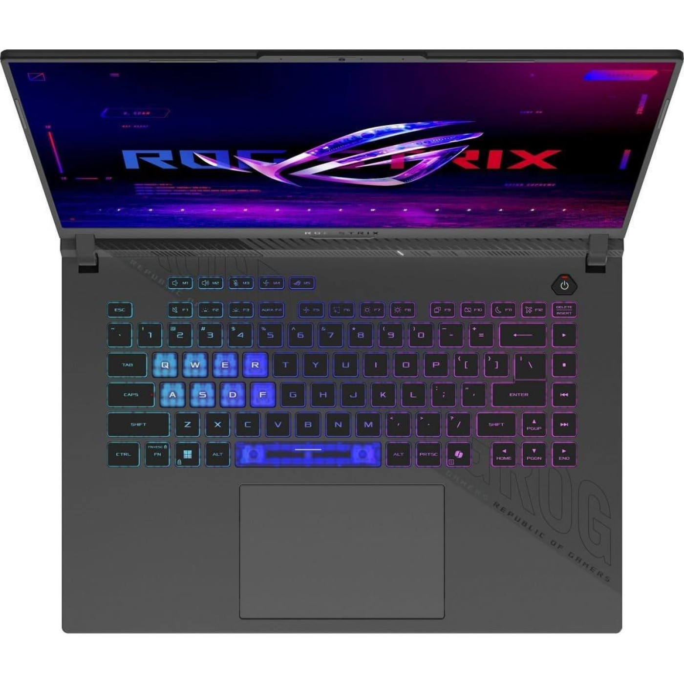 Ноутбук ASUS 16 ROG Strix G16 G614PR WUXGA IPS/Ryzen 9 8940HX/32GB/1TB/RTX 5070 Ti/W11P/Eclipse Gray (G614PR-G16.R95070TI Custom 32GB RAM / Wim11Pro)