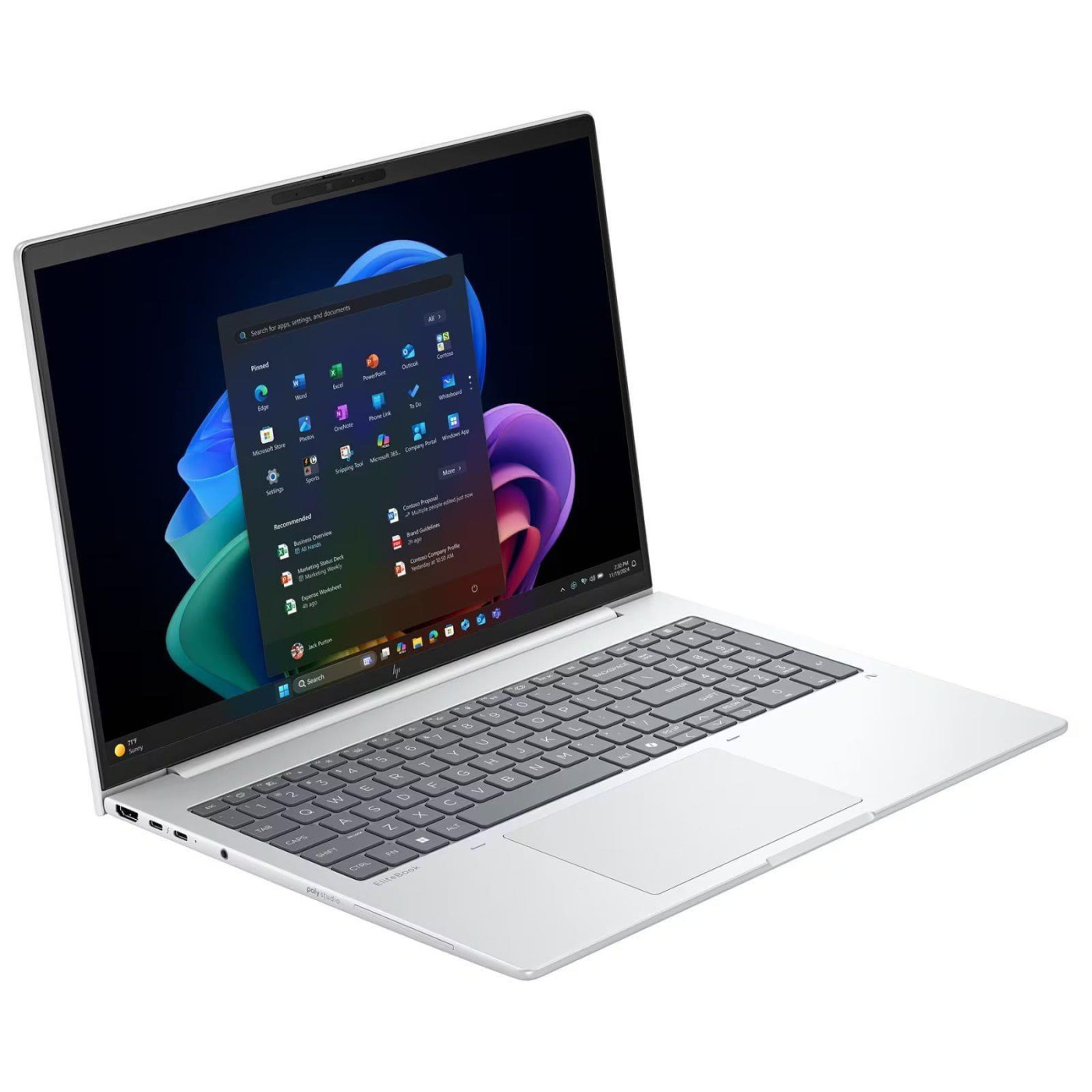 Ноутбук HP 16 EliteBook 8 G1a WUXGA IPS/AMD Ryzen 7 350/64GB/1TB/UMA/W11P/Silver (AD3F9ET)