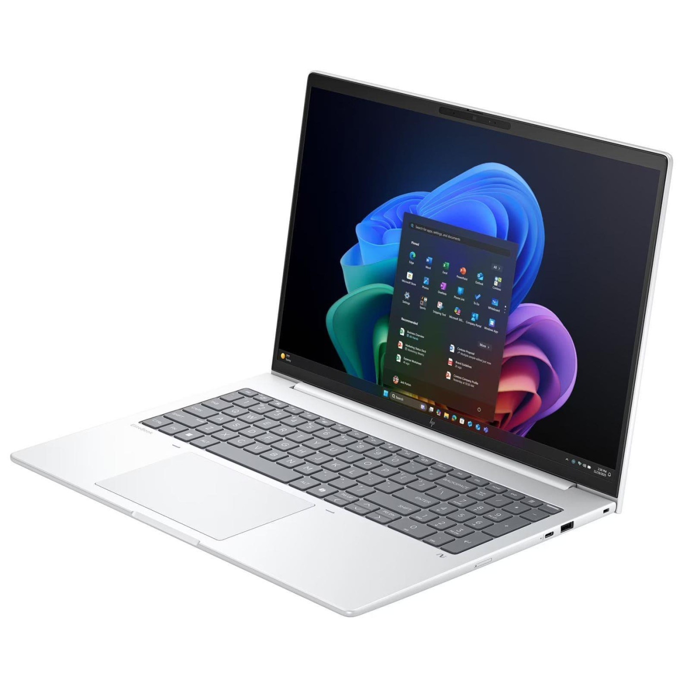 Ноутбук HP 16 EliteBook 8 G1a WUXGA IPS/AMD Ryzen 7 350/64GB/1TB/UMA/W11P/Silver (AD3F9ET)