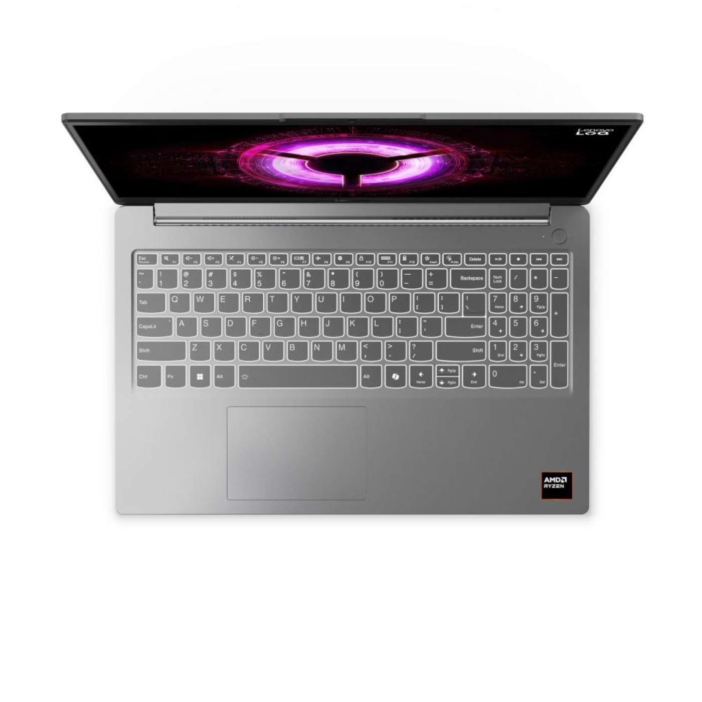 Ноутбук Lenovo 15 LOQ 15ARP10E FM/Ryzen 5 150/16GB/512/RTX 3050 6GB/DOS/Luna Grey (83S000EKRA)