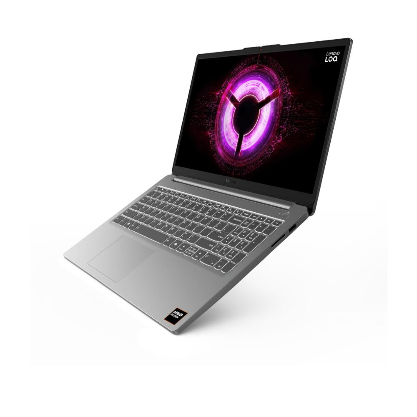 Ноутбук Lenovo 15 LOQ 15ARP10E FM/Ryzen 5 150/16GB/512/RTX 3050 6GB/DOS/Luna Grey (83S000EKRA)