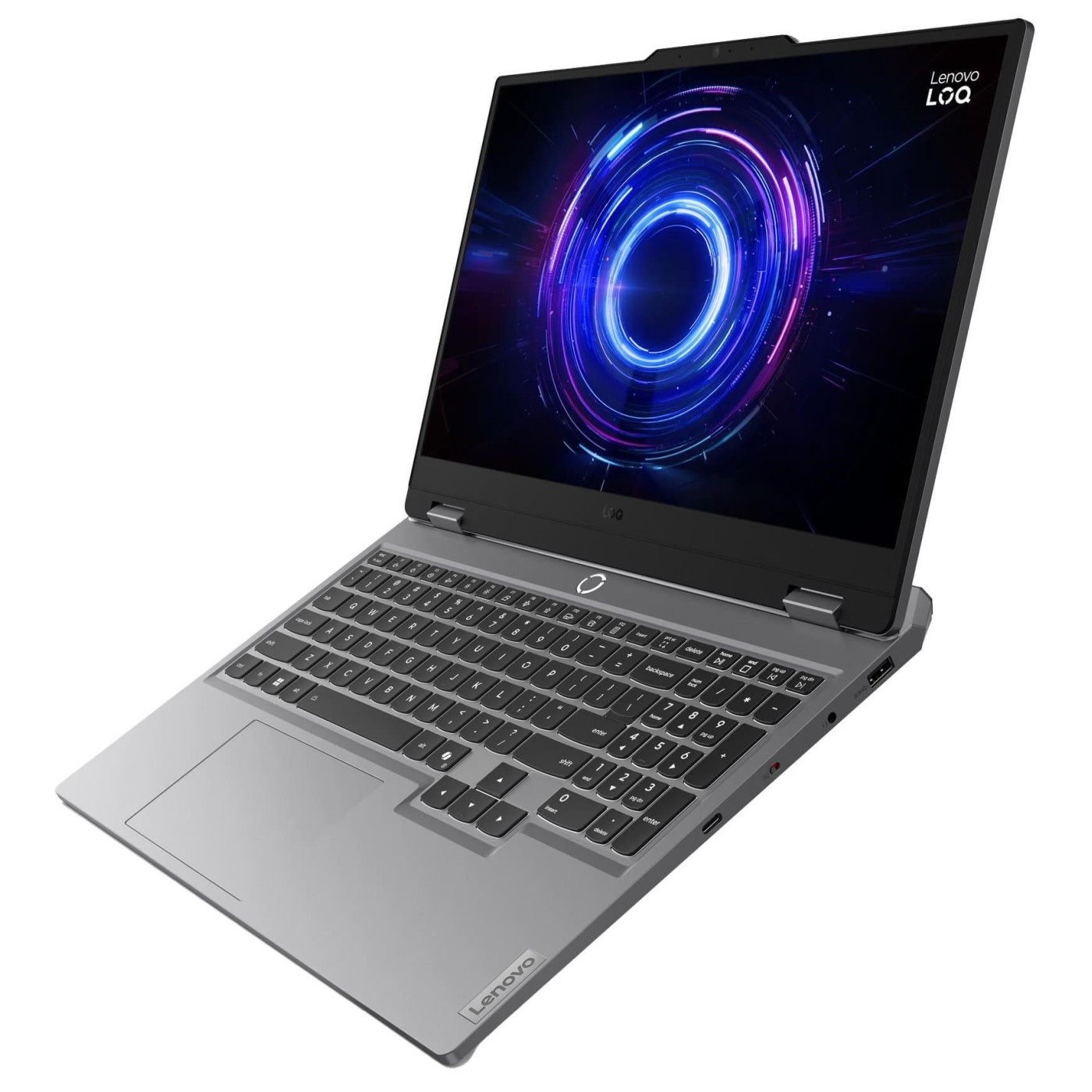 Ноутбук Lenovo 15.6 LOQ 15IRX10 FHD IPS/Intel i7-13650HX/32GB/1TB/RTX 5060/DOS/Luna Gray (83JE014JRA)