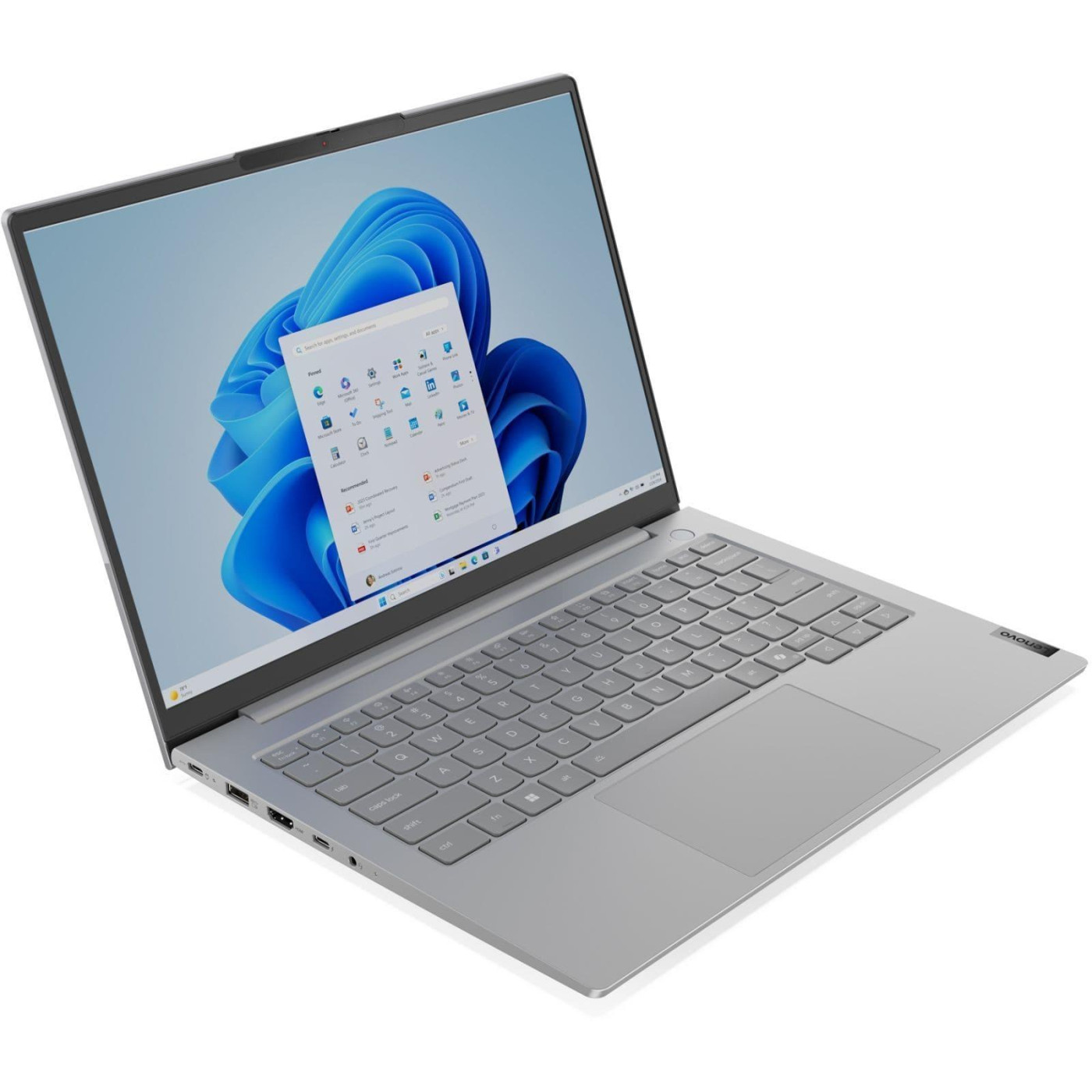 Ноутбук Lenovo 14 ThinkBook 14 G8 FHD IPS 60Hz/i5-13420H/16GB/512 SSD/Intel UHD/W11P/Arctic Grey (21SG00HHRA)
