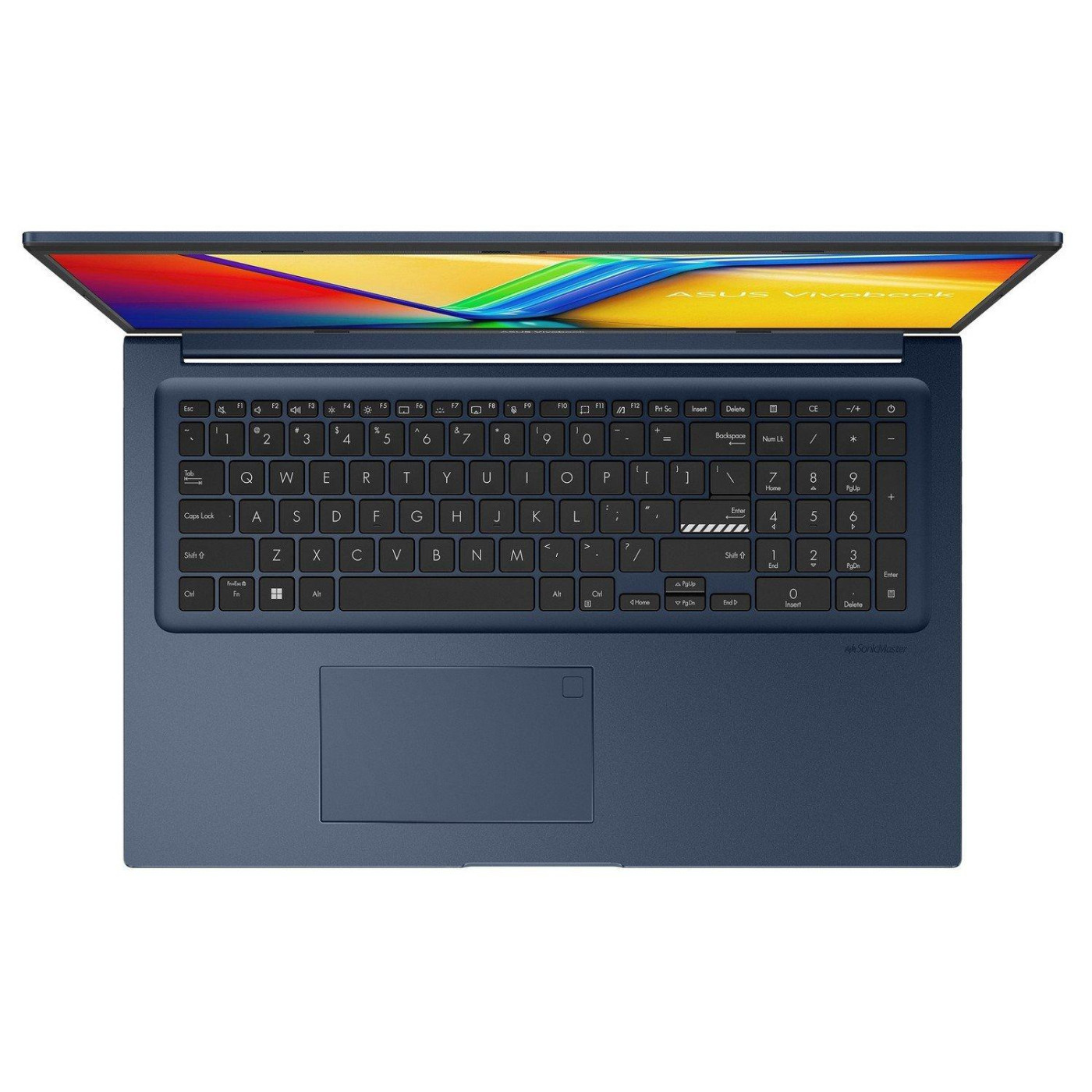 Ноутбук ASUS 17.3 Vivobook 17 X1704VA-AU889 FHD 60Hz/Intel Core 5 120U/16GB/512SSD/UMA/DOS/Quiet Blue (90NB13X2-M00C50)