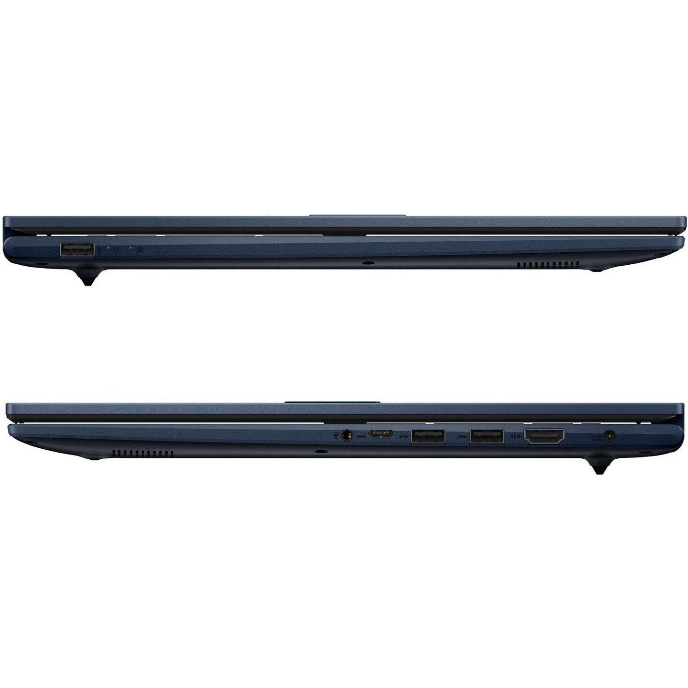Ноутбук ASUS 17.3 Vivobook 17 X1704VA-AU889 FHD 60Hz/Intel Core 5 120U/16GB/512SSD/UMA/DOS/Quiet Blue (90NB13X2-M00C50)