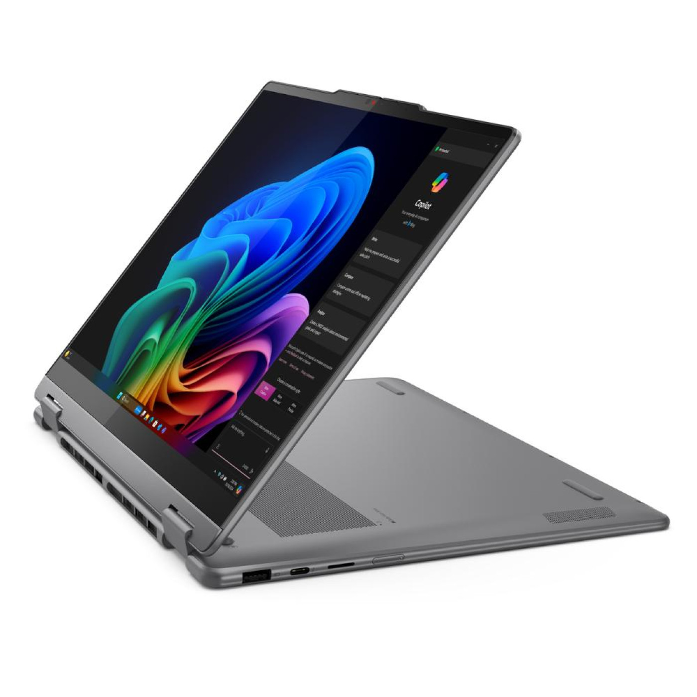 Ноутбук Lenovo 14 Yoga 7 2-in-1 14ILL10 2.8K OLED/U5-226V/16GB/1TB/Intel UHD/DOS/Pen/Luna Grey (83JQ009URA)