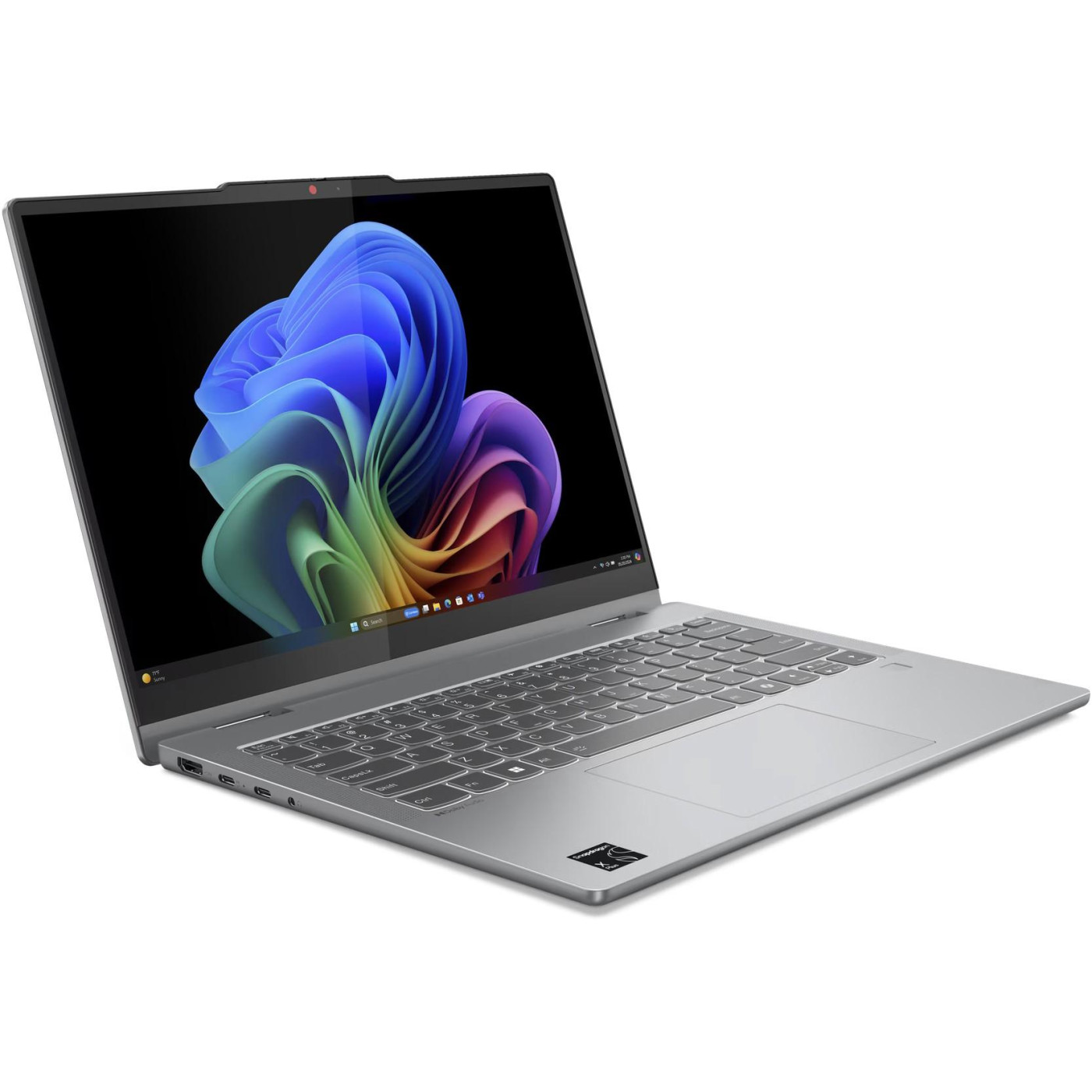 Ноутбук Lenovo 14 IdeaPad 5 2-in-1 14Q8X9 OLED (1920x1200) Full HD+ Touchscreen/Qualcomm Snapdragon X Plus (3.4 ГГц)/16GB/2TB/Qualcomm Adreno/DOS/Luna U1