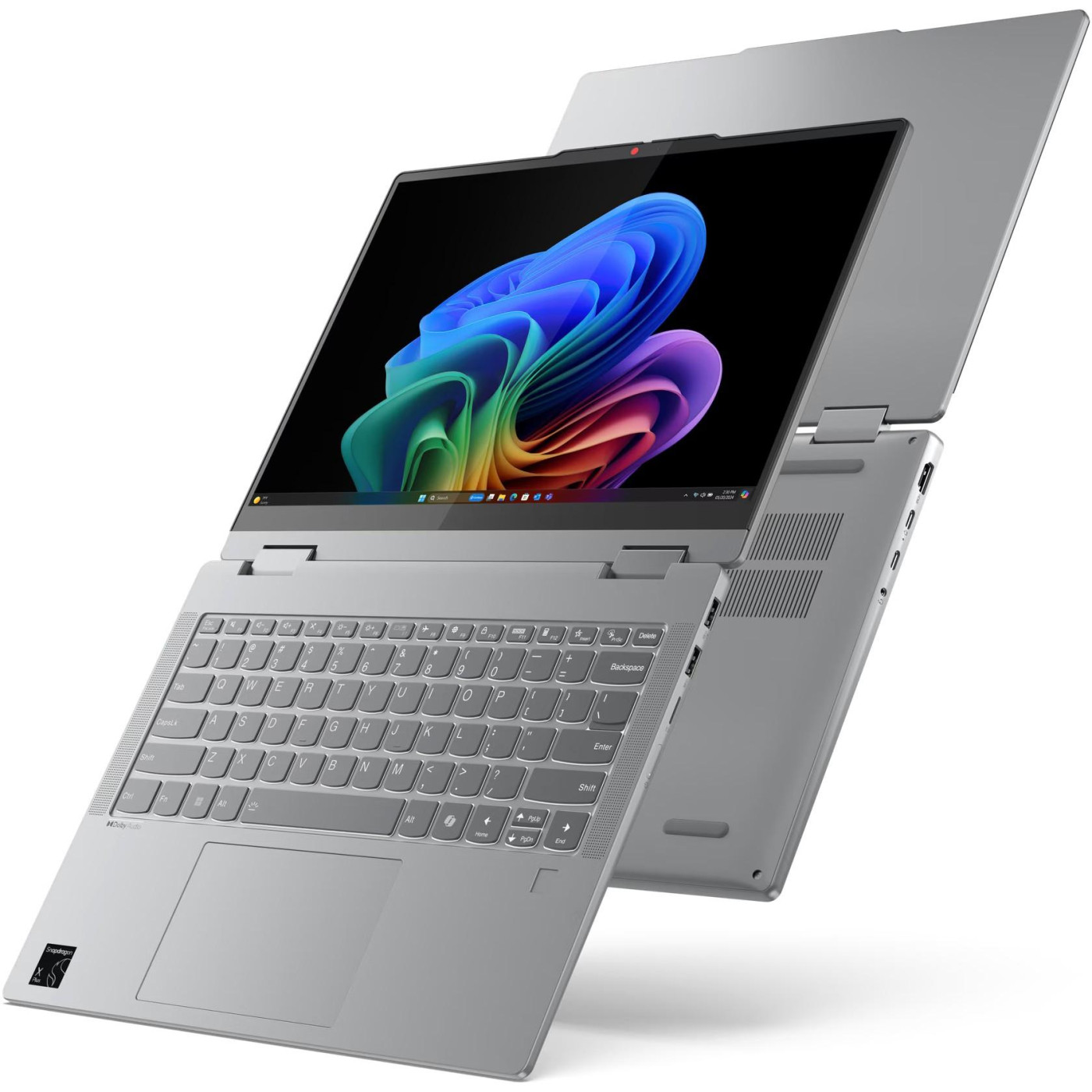 Ноутбук Lenovo 14 IdeaPad 5 2-in-1 14Q8X9 OLED (1920x1200) Full HD+ Touchscreen/Qualcomm Snapdragon X Plus (3.4 ГГц)/16GB/2TB/Qualcomm Adreno/DOS/Luna U1