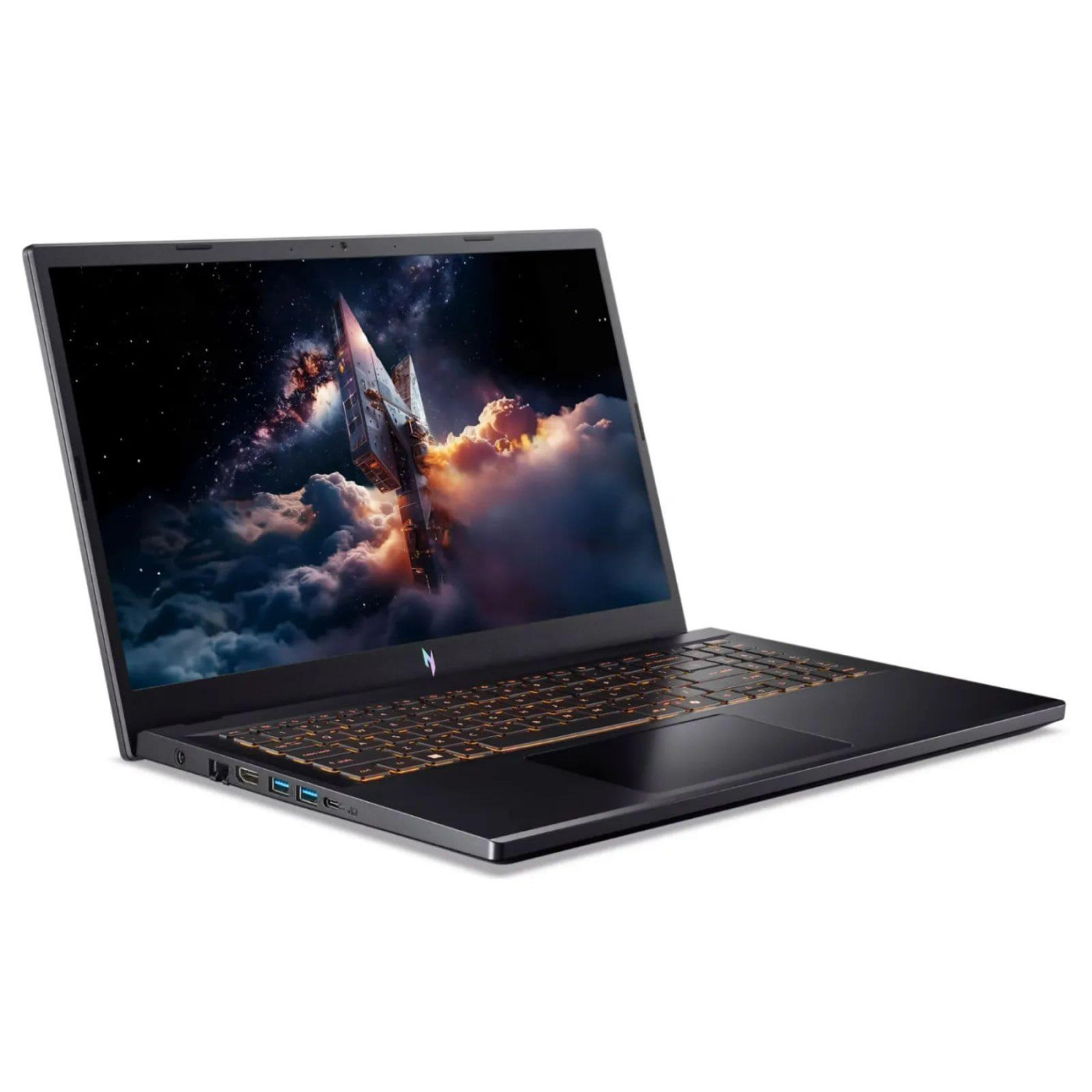 Ноутбук Acer 15.6 Nitro V 15 AI ANV15-42-R28K 1920x1080 IPS/Ryzen 7 7445HS/16GB/512SSD/RTX 4050 6GB/DOS/Black (NH.U31EU.00B)