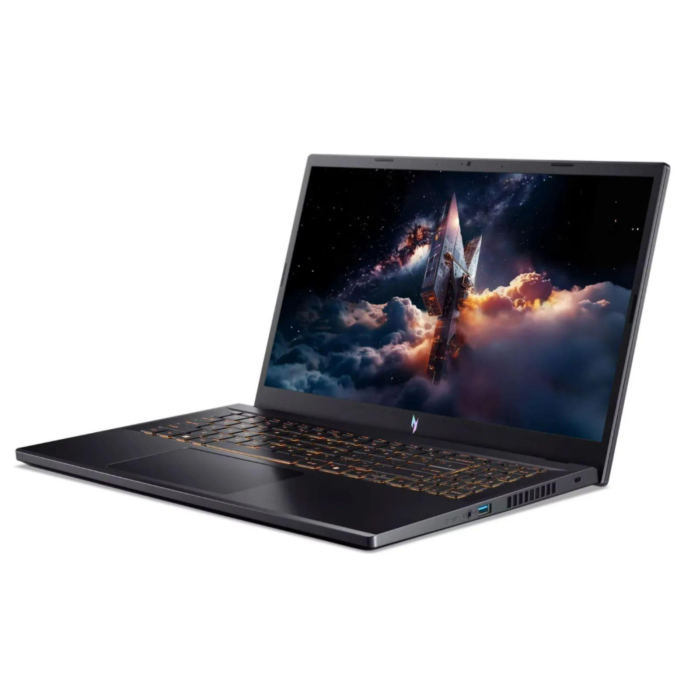Ноутбук Acer 15.6 Nitro V 15 AI ANV15-42-R28K 1920x1080 IPS/Ryzen 7 7445HS/16GB/512SSD/RTX 4050 6GB/DOS/Black (NH.U31EU.00B)