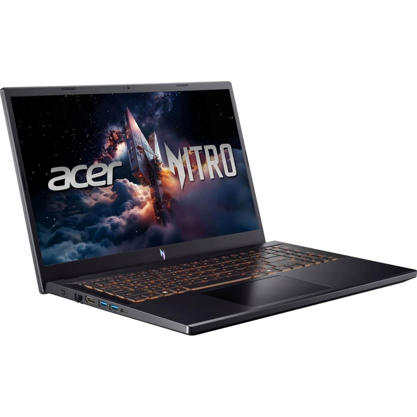 Ноутбук Acer 15.6 Nitro V 15 ANV15-52 1920x1080 IPS/Intel Core 5 210H/16GB/512SSD/RTX 5050 8GB/DOS/Black (NH.QZ7EU.00Z)