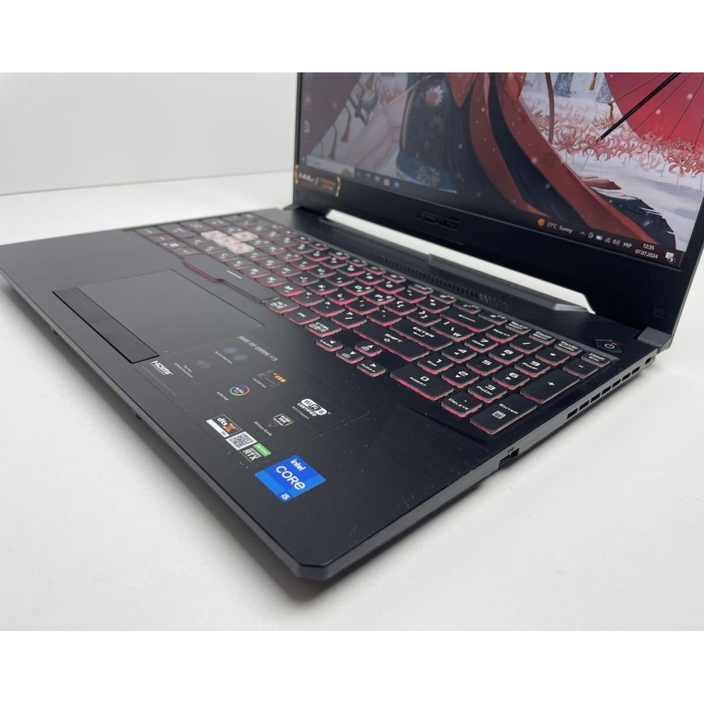 Ноутбук ASUS TUF Gaming F15 FX 506HM/15.6 FHD 144Hz/ Intel Core i5 11400H/16 GB/512GB SSD/RTX 3060 6GB/Windows (8963_) Б/в