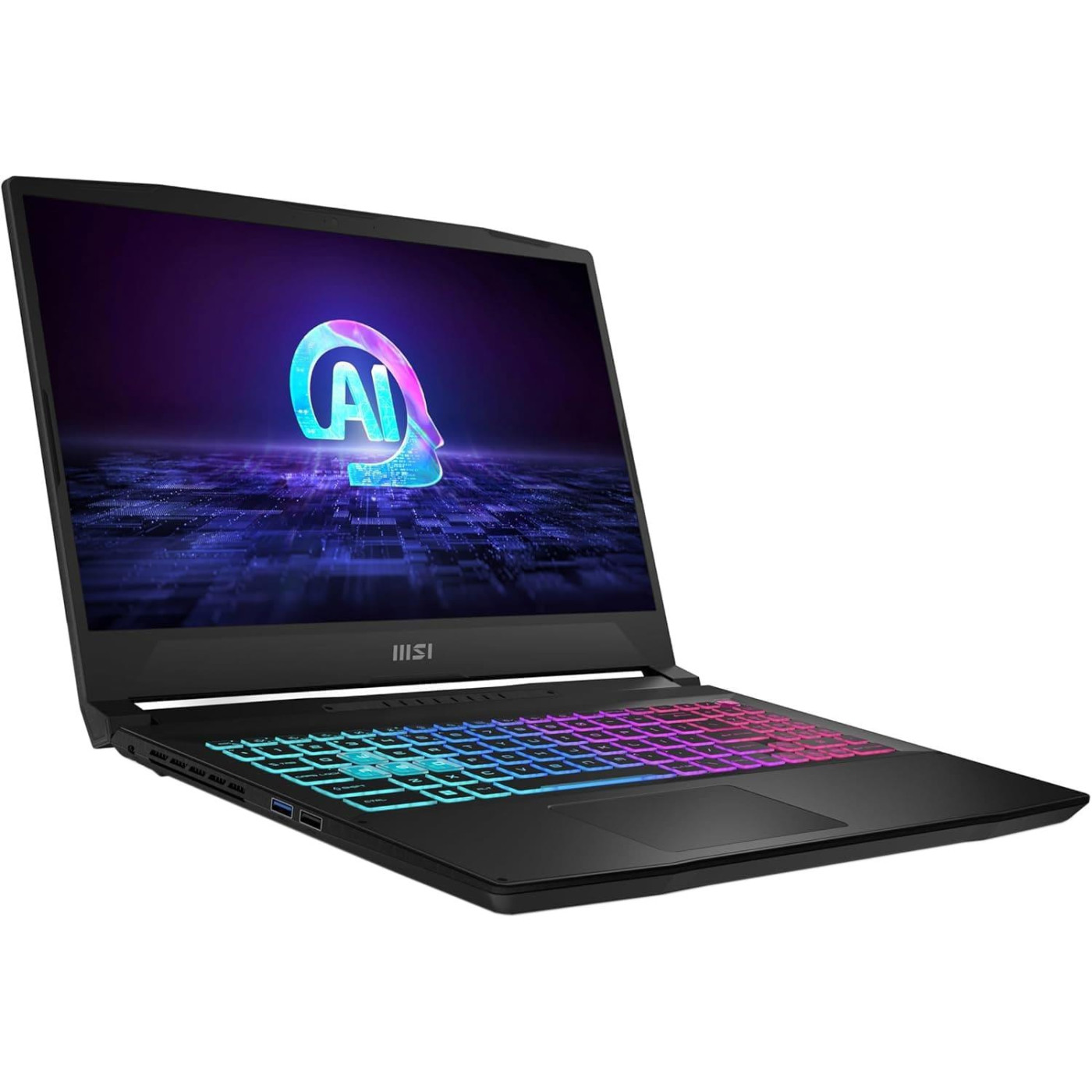 Ноутбук MSI 15 Katana A15 AI B8VG Black IPS/2560x1440/AI R9-8945HS/ 16/512GB/RTX 4070/ DOS (KATANA A15 AI B8VG-498XUA)