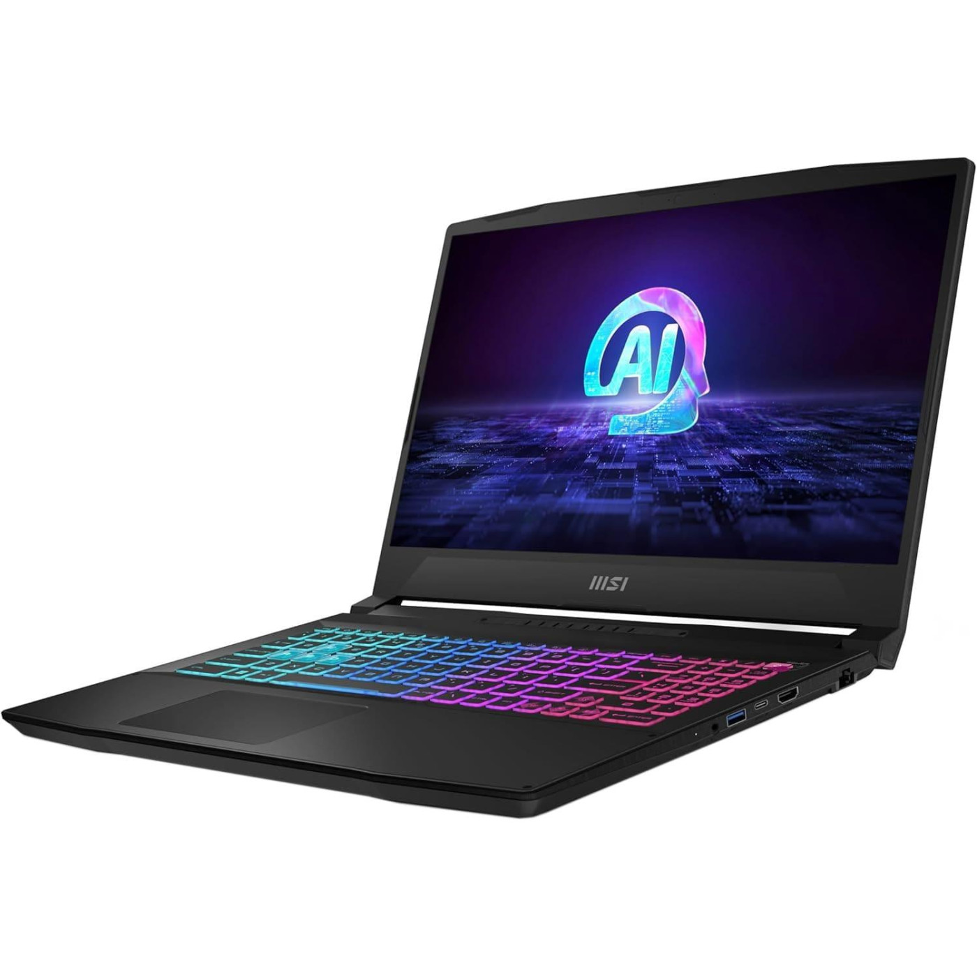 Ноутбук MSI 15 Katana A15 AI B8VG Black IPS/2560x1440/AI R9-8945HS/ 16/512GB/RTX 4070/ DOS (KATANA A15 AI B8VG-498XUA)