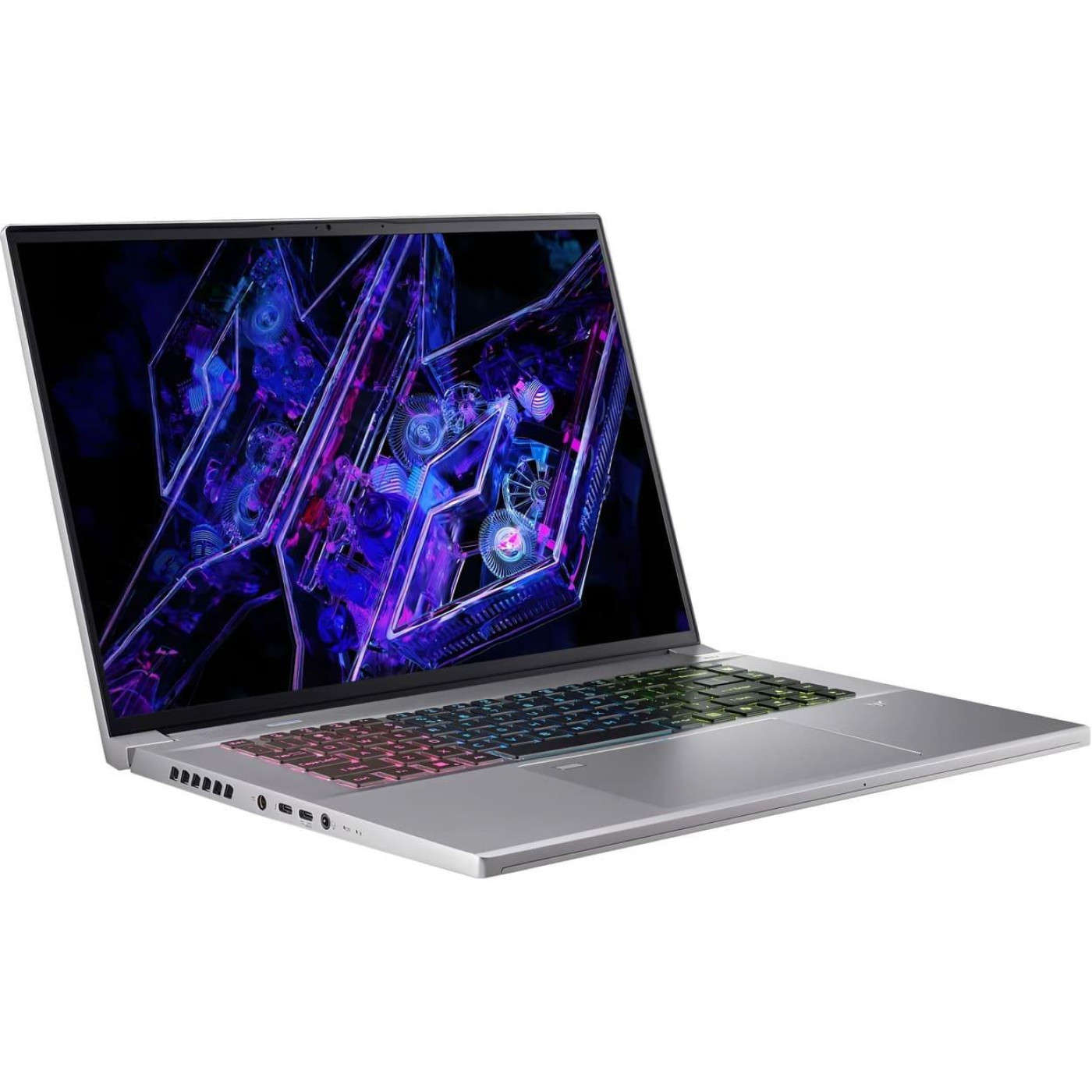 Ноутбук Acer 16 Predator Triton Neo 16 PTN16-51 WQXGA/Intel U7-155H/32GB/1TB/RTX 4060 8GB/DOS/Silver (NH.QSAEU.007)