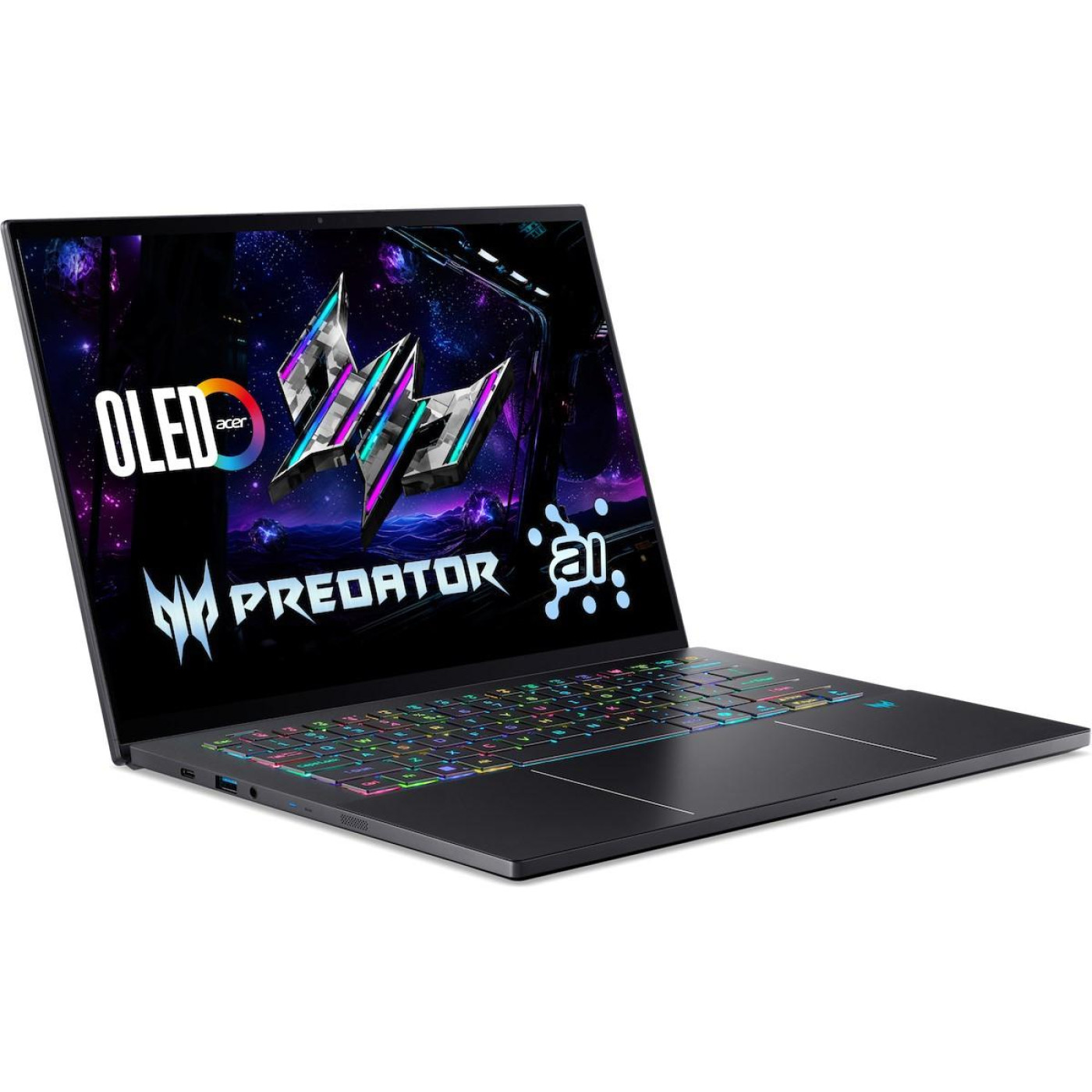 Ноутбук Acer 14.5 Predator Triton 14 AI PT14-52T 2.8K OLED Touch 120Hz/Intel U9 288V/32GB/1TB/RTX 5070/W11H/Charcoal Black (NH.U0GAA.002)