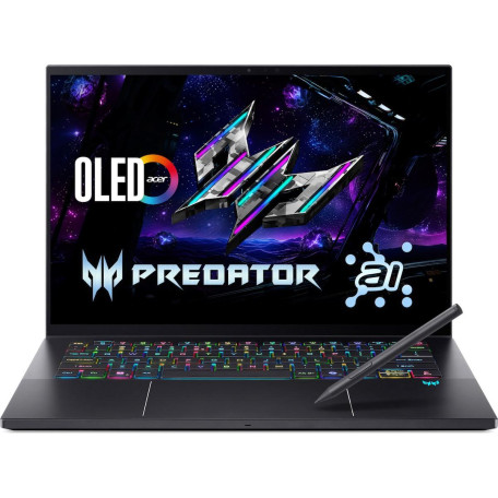 Ноутбук Acer 14.5 Predator Triton 14 AI PT14-52T 2.8K OLED Touch 120Hz/Intel U9 288V/32GB/1TB/RTX 5070/W11H/Charcoal Black (NH.U0GAA.002)