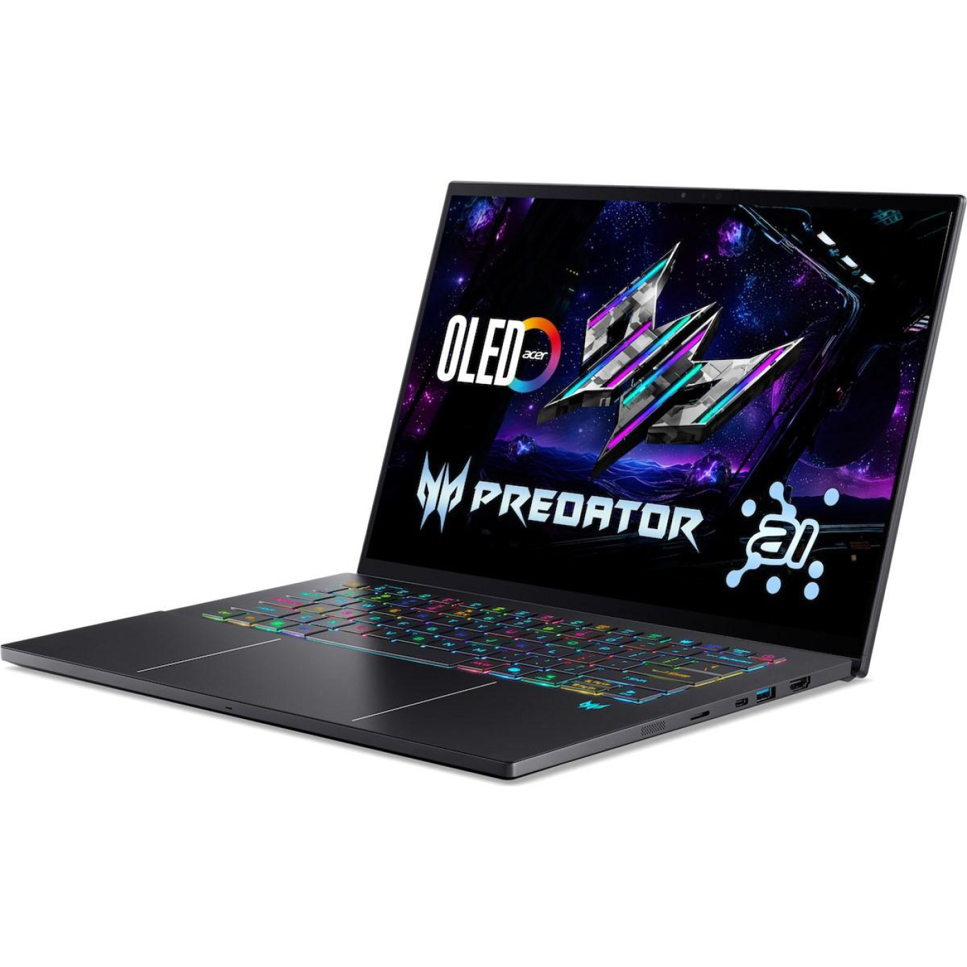 Ноутбук Acer 14.5 Predator Triton 14 AI PT14-52T 2.8K OLED Touch 120Hz/Intel U9 288V/32GB/1TB/RTX 5070/W11H/Charcoal Black (NH.U0GAA.002)
