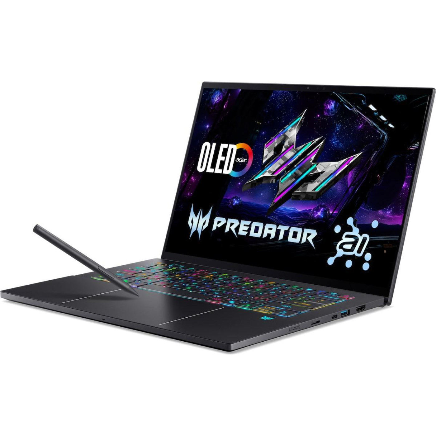 Ноутбук Acer 14.5 Predator Triton 14 AI PT14-52T 2.8K OLED Touch 120Hz/Intel U9 288V/32GB/1TB/RTX 5070/W11H/Charcoal Black (NH.U0GAA.002)