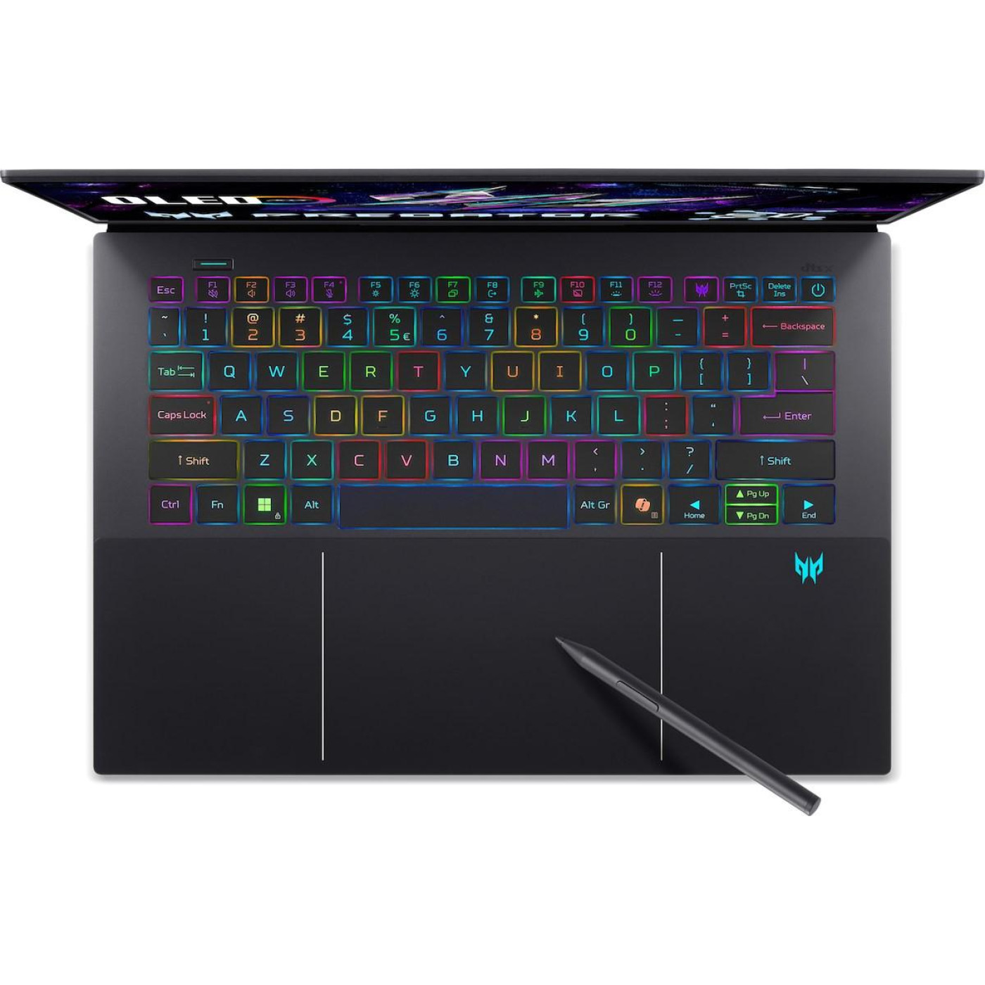Ноутбук Acer 14.5 Predator Triton 14 AI PT14-52T 2.8K OLED Touch 120Hz/Intel U9 288V/32GB/1TB/RTX 5070/W11H/Charcoal Black (NH.U0GAA.002)