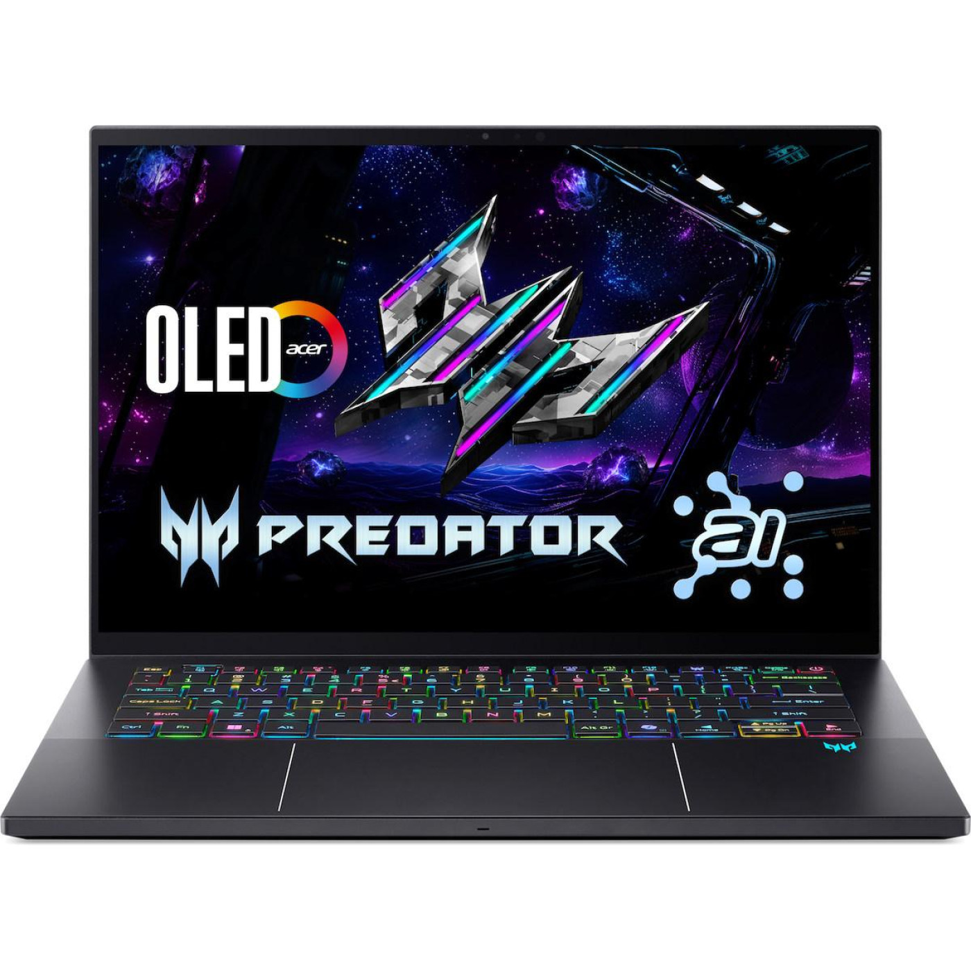 Ноутбук Acer 14.5 Predator Triton 14 AI PT14-52T 2.8K OLED Touch 120Hz/Intel U9 288V/32GB/1TB/RTX 5070/W11H/Charcoal Black (NH.U0GAA.002)