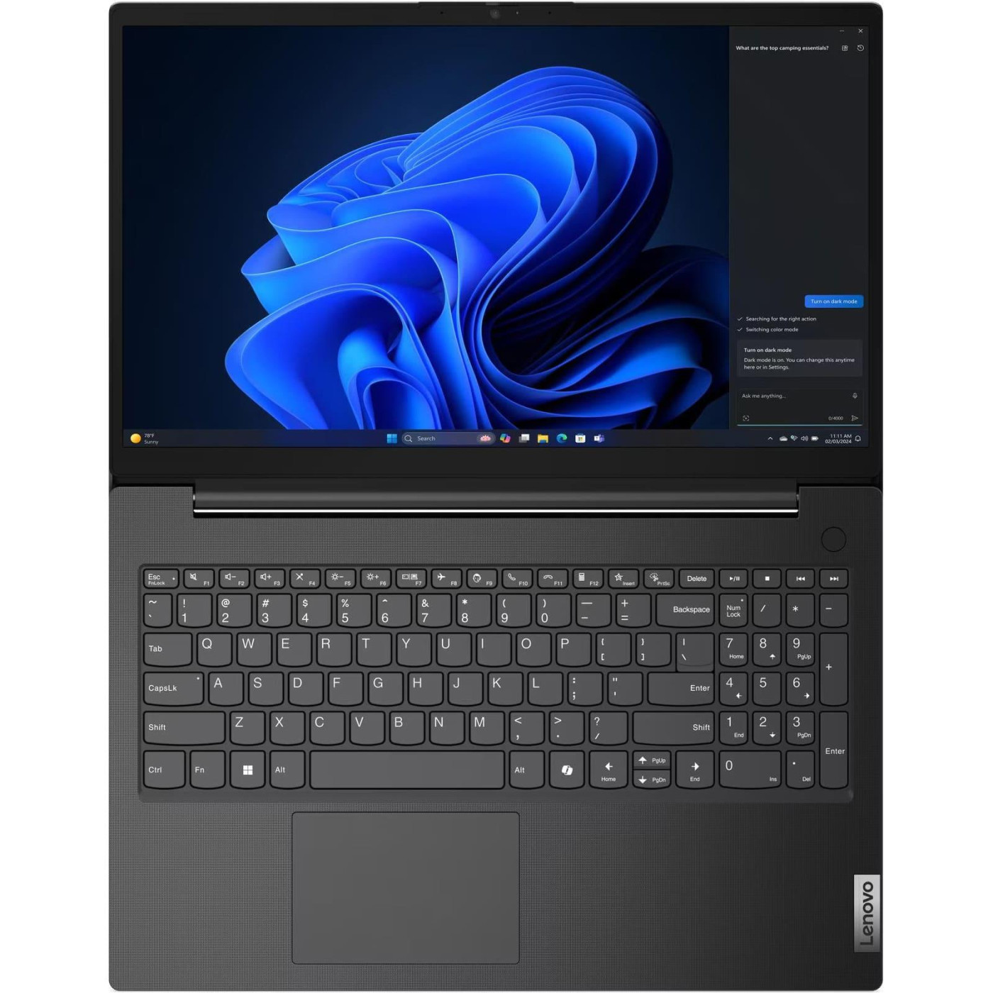 Ноутбук Lenovo 15.6 V15 G6 ARP F/Ryzen 3 110/16GB/512 SSD/Radeon/W11P/Business Black (83V4A014RA)