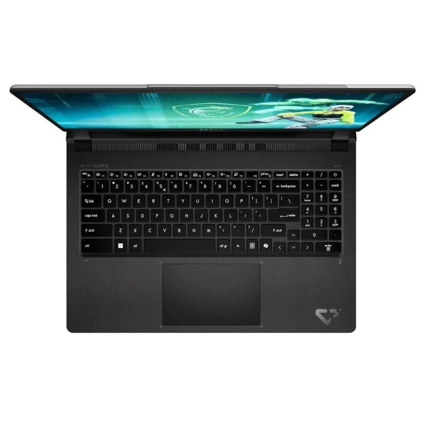 Ноутбук MSI 15.6 Cyborg 15 Max C2WE-243XUA F 144Hz/Intel Core 7 240H/16GB/512 SSD/RTX 5050 8GB/DOS/Platinum Gray (9S7-15T111-243)