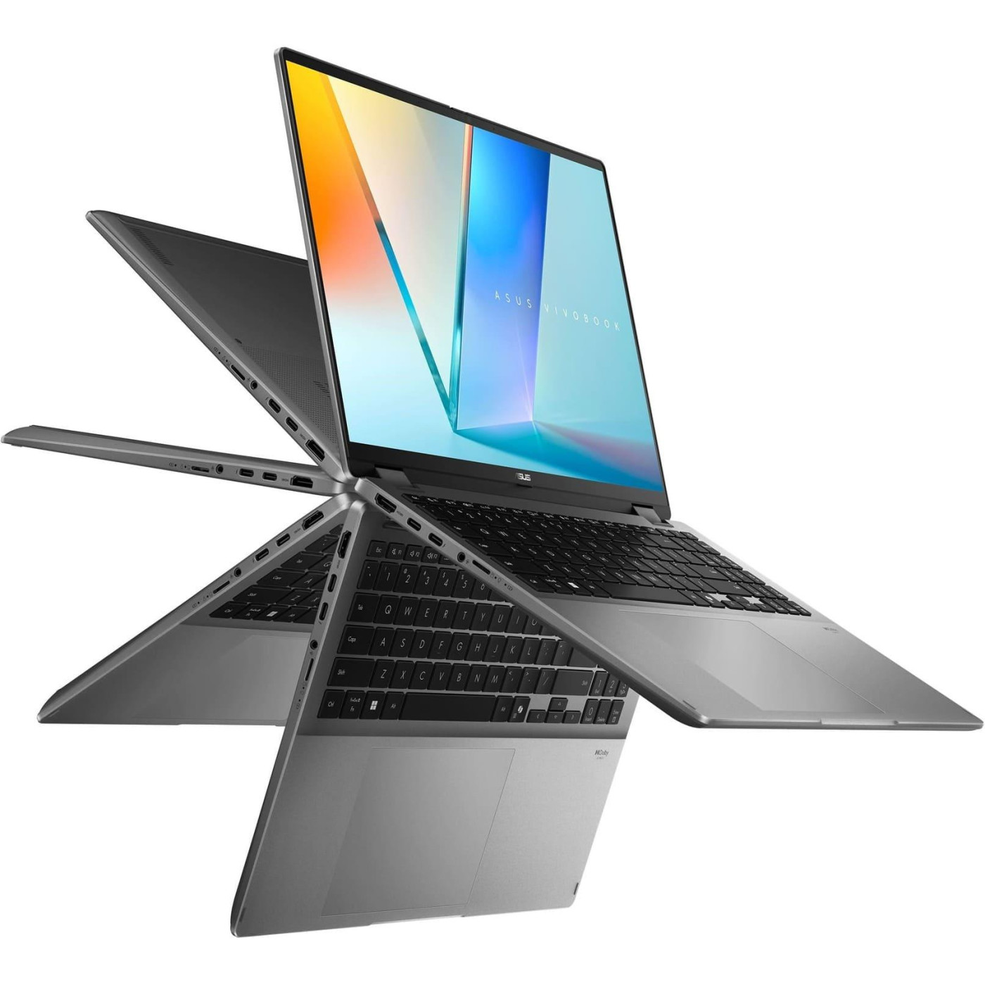 Ноутбук ASUS 16 Vivobook 16 Flip TP3607AA-SI044X F OLED/Intel Core 9 386H/32GB/1TB/Intel HD/W11P/Matte Gray (90NB17B1-M002U0)