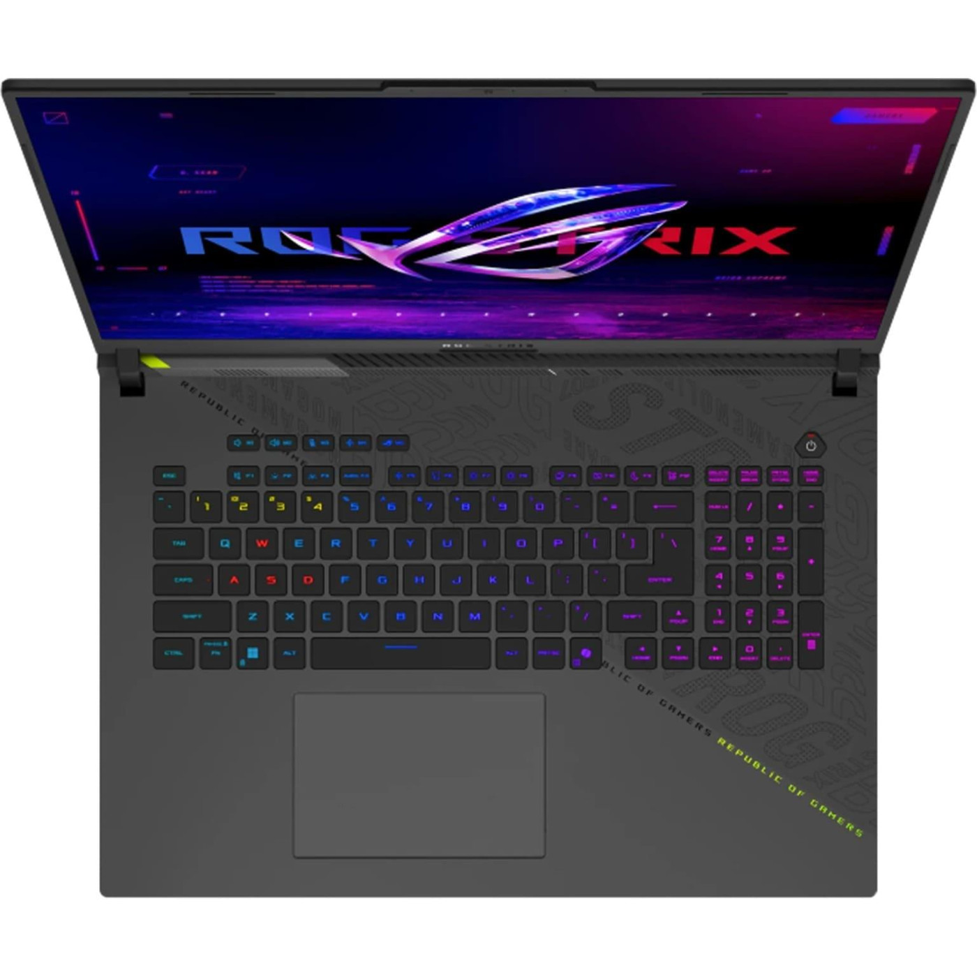 Ноутбук ASUS 18 ROG Strix G18 G814PP-TT097 2K Mini LED 300Hz/Ryzen 9 8940HX/16GB/512 SSD/RTX 5070 8GB/DOS/Eclipse Gray (90NR0KY8-M00560)