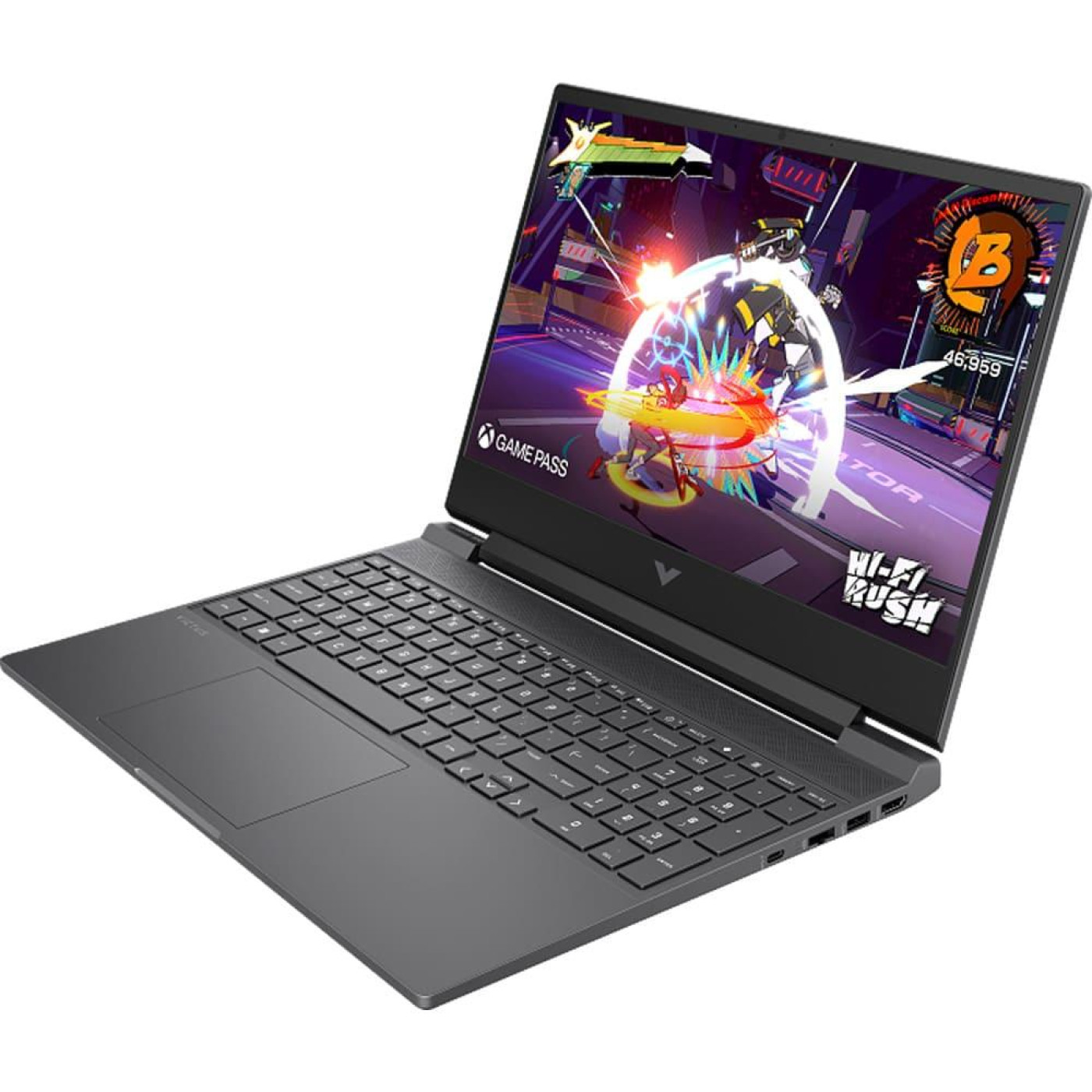 Ноутбук HP 15.6 Victus 15-fa2703ua FHD IPS AG/Intel i5-13420H/16GB/512SSD/RTX 2050 4GB/DOS/Grey (BF1H1EA)