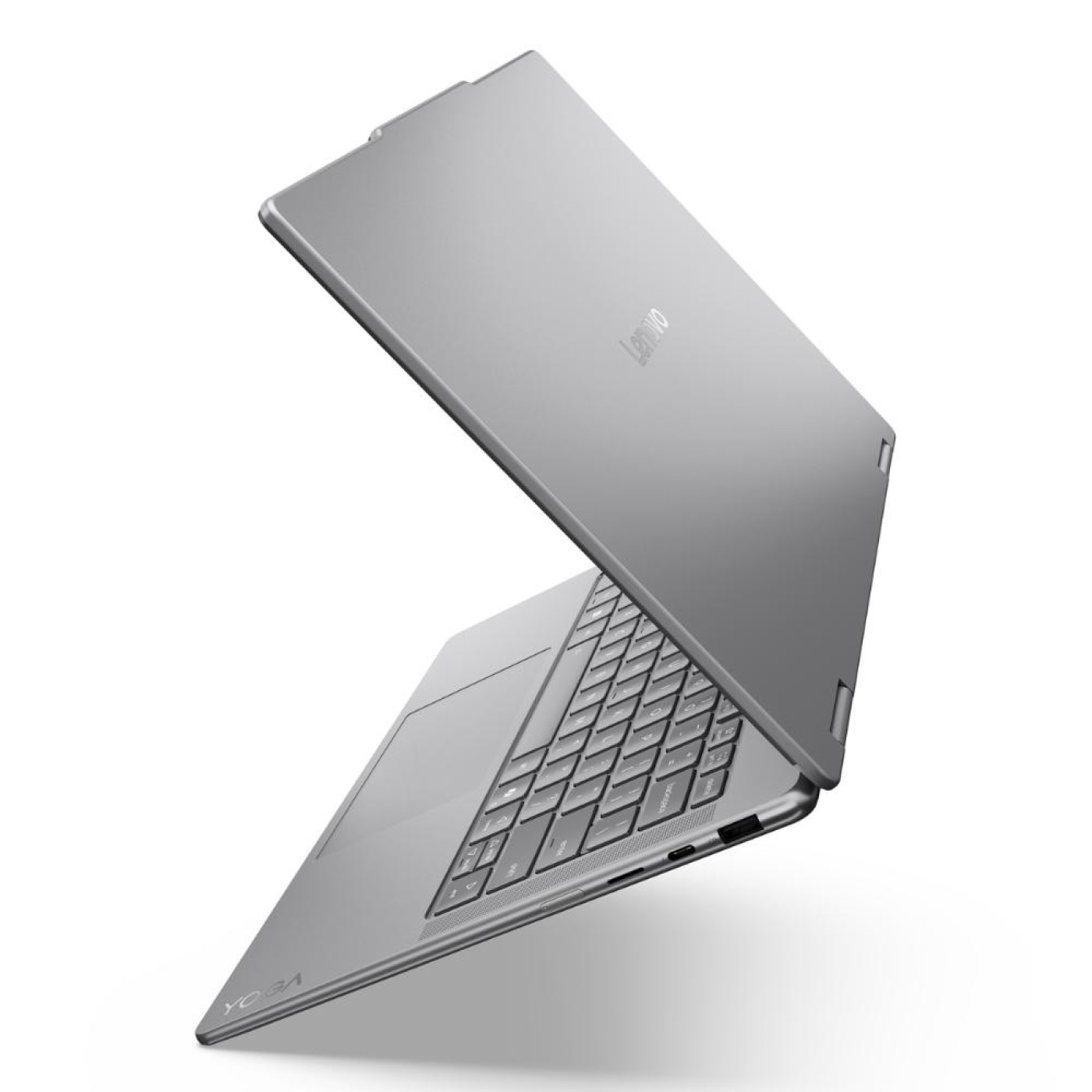 Ноутбук Lenovo 14 Yoga 7 2-in-1 14ILL10 2.8K OLED/U7-256V/16GB/1TB/Intel UHD/DOS/Pen/Luna Grey (83JQ009XRA)