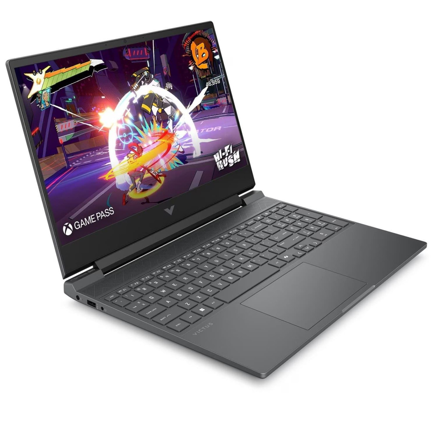 Ноутбук HP 15.6 Victus 15-fa2072ua FHD IPS AG/Intel 5-210H/24GB/512SSD/RTX 3050 6GB/DOS/Gray (D3XT1EA)