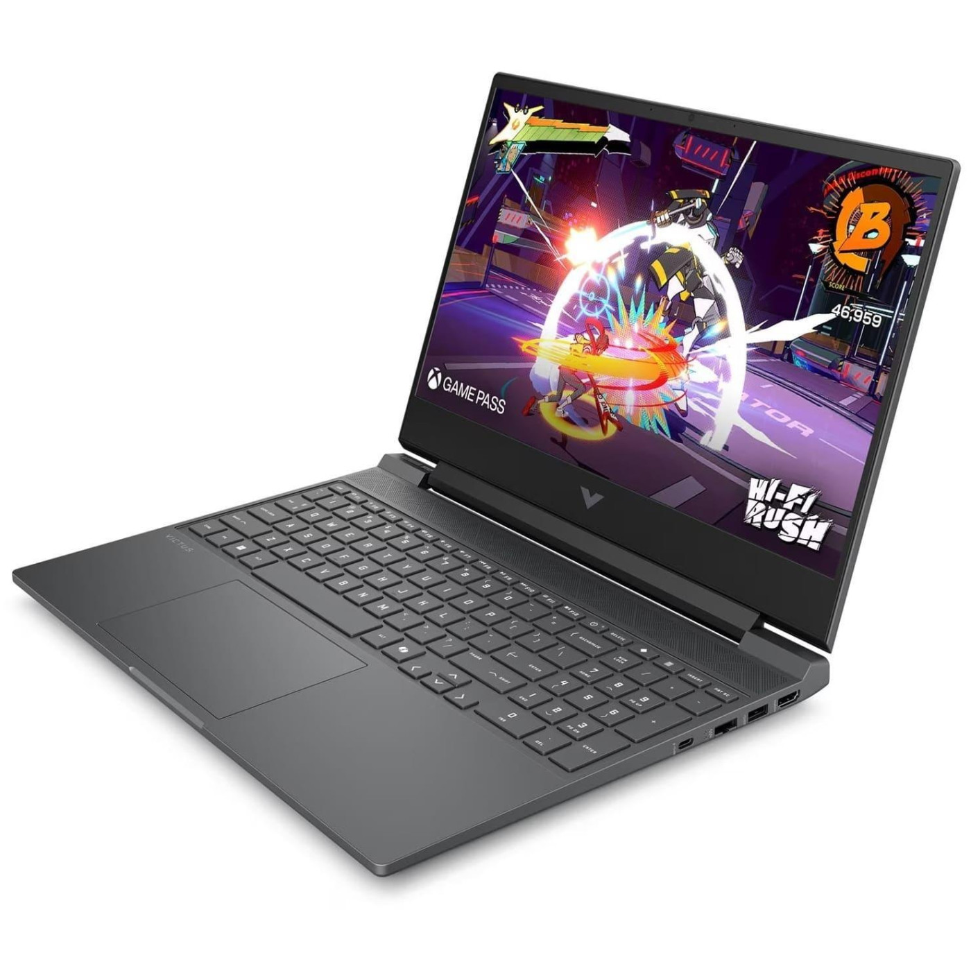 Ноутбук HP 15.6 Victus 15-fa2116ua FHD IPS AG/Intel i5-14450HX/24GB/512SSD/RTX 3050 6GB/DOS/Gray (D3XT6EA)