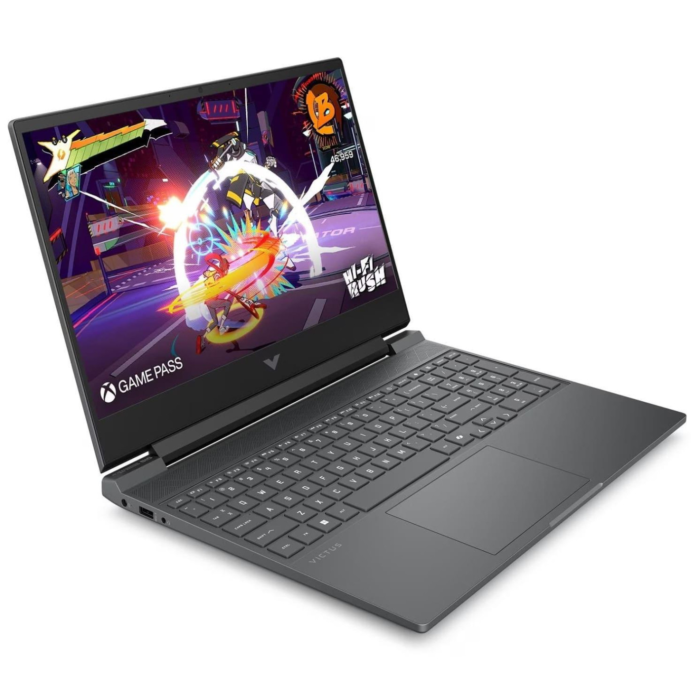 Ноутбук HP 15.6 Victus 15-fa2116ua FHD IPS AG/Intel i5-14450HX/24GB/512SSD/RTX 3050 6GB/DOS/Gray (D3XT6EA)