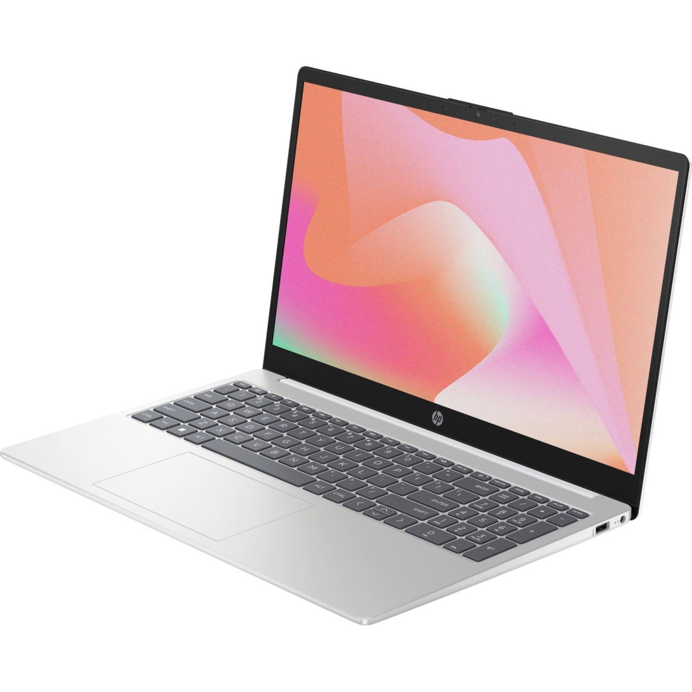 Ноутбук HP 15.6 15-fd1155ua FHD IPS/Intel Core 7-150U/16GB/512SSD/Intel Graphics/DOS/White (C9NC1EA)