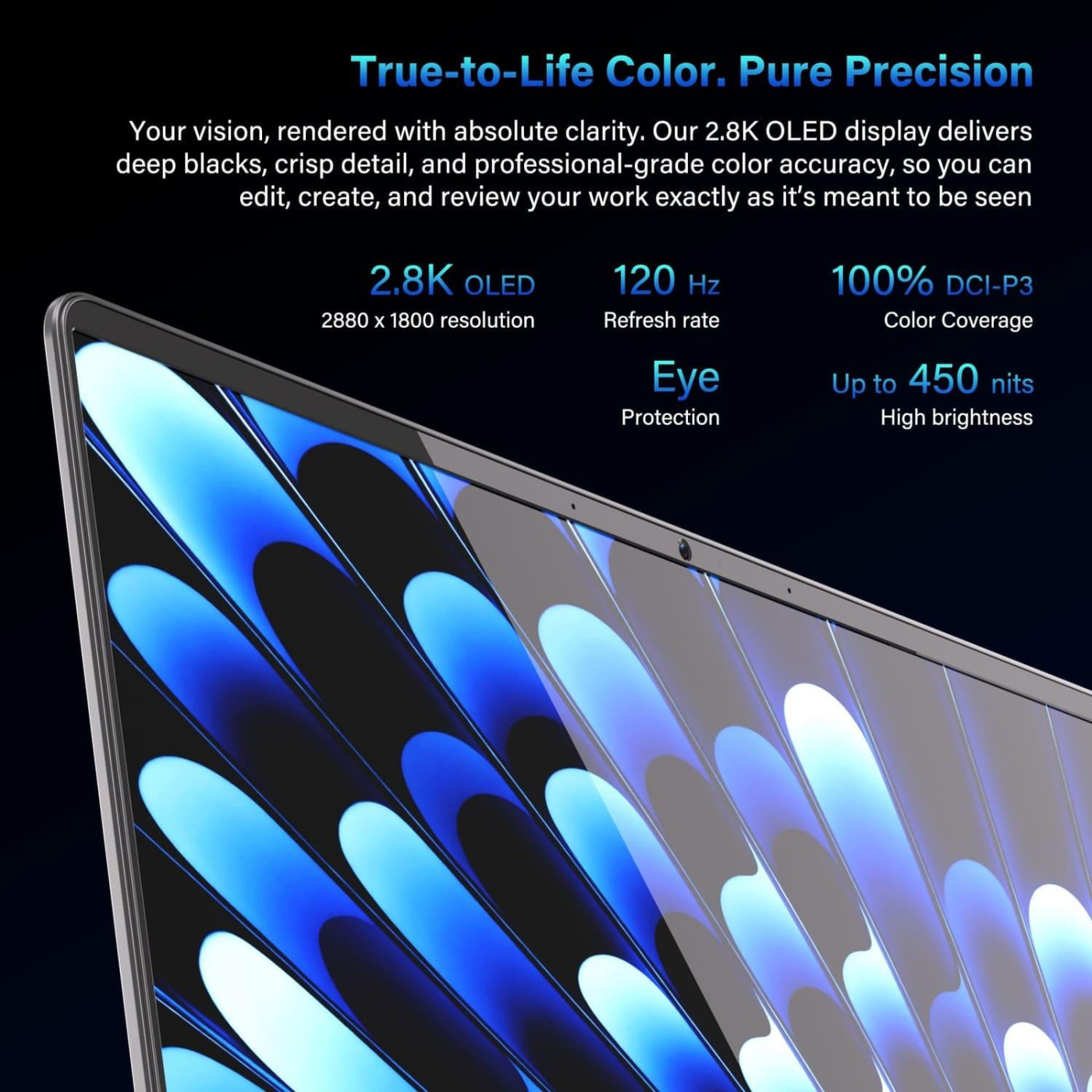 Ноутбук GEEKOM 14 X14 Pro 2.8K OLED 120Hz/Intel U9-185H/32GB/2TB/UMA/W11P (GEEKBOONX14CMOU9185H-322-US)
