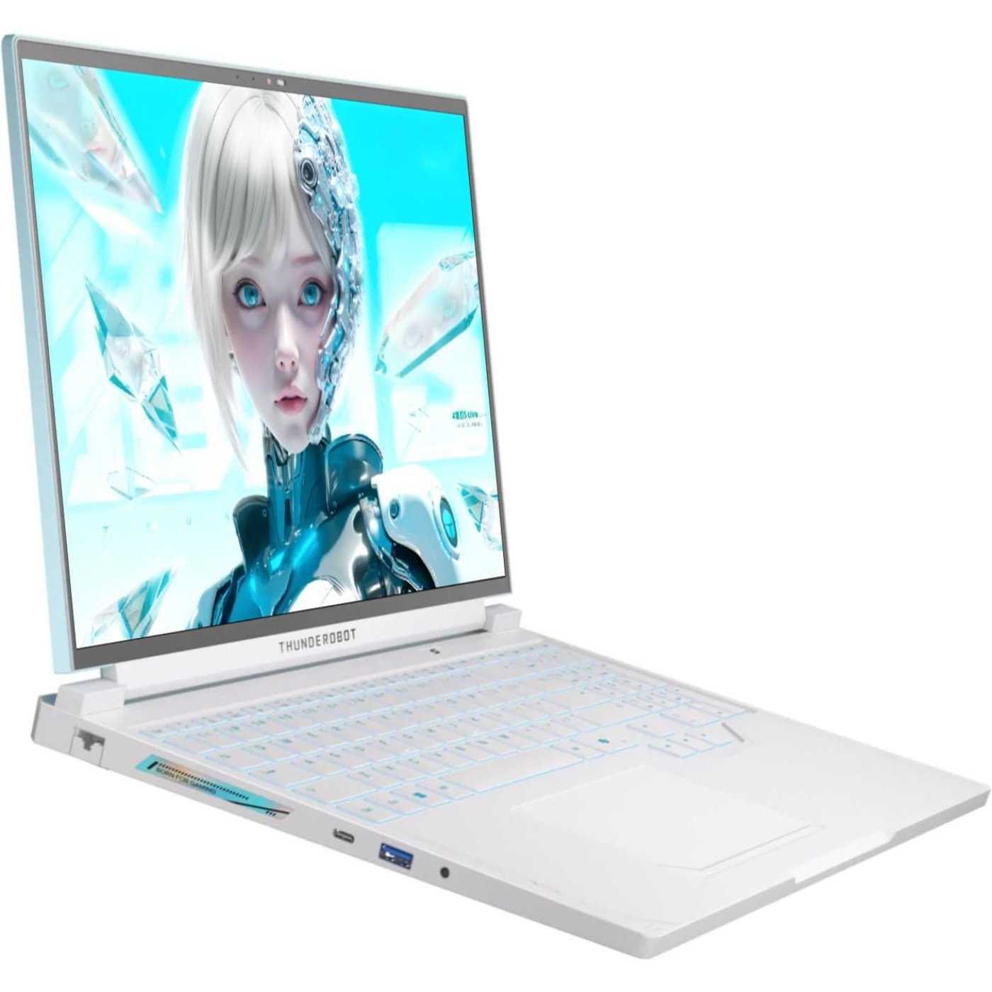 Ноутбук Thunderobot 16 RS16 2560x1600 IPS/Intel Core i9-13900HX/32GB/1TB/RTX 5060 8GB/DOS/Turquoise (RS16-I9139HX56E1Q240ARC)