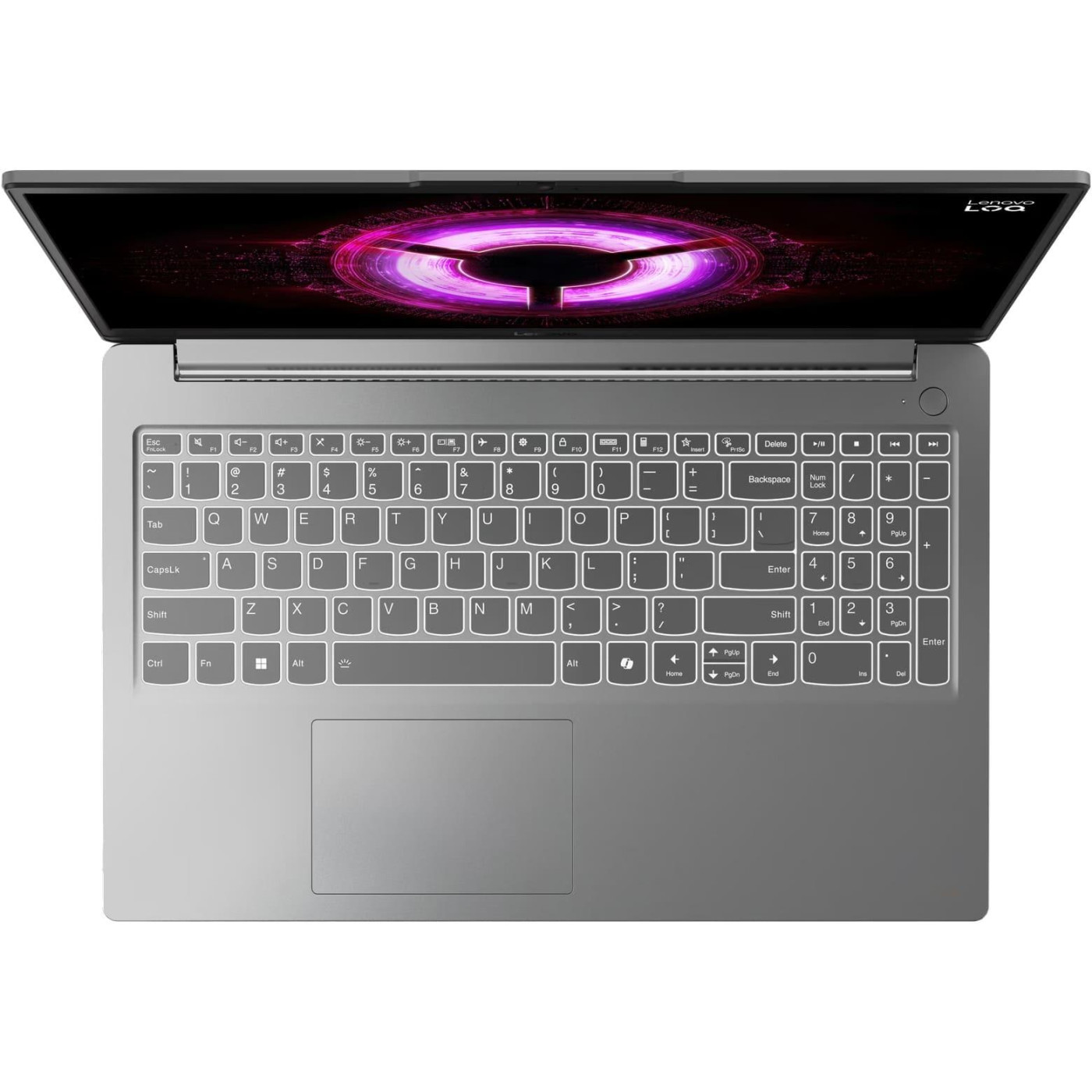 Ноутбук Lenovo 15.6 LOQ 15ARP10E FHD IPS/Ryzen 5 150/16GB/512SSD/RTX 3050 6GB/DOS/Luna Grey (83S000ERRA)