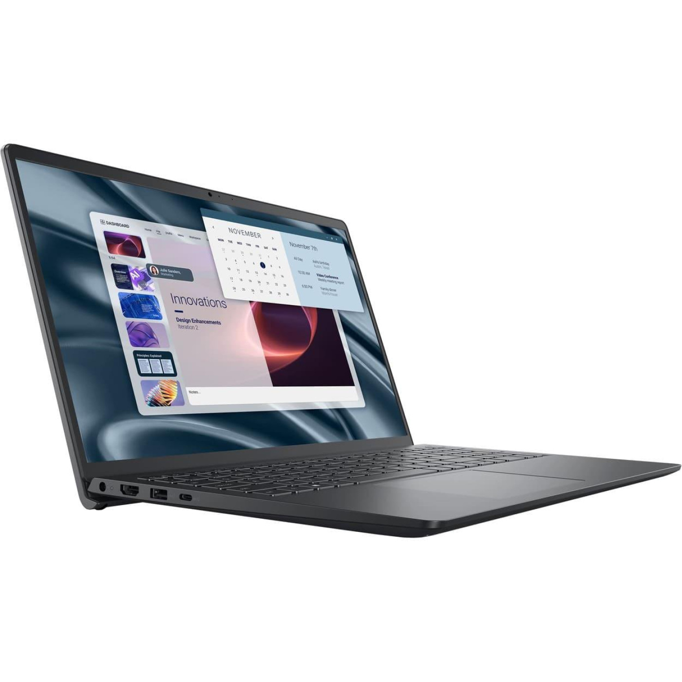 Ноутбук Dell 15.6 Pro 15 Essential FHD AG/Ryzen 3 7320U/8GB/512SSD/UMA/DOS/Black (PV15255MDO851UA_UBU)