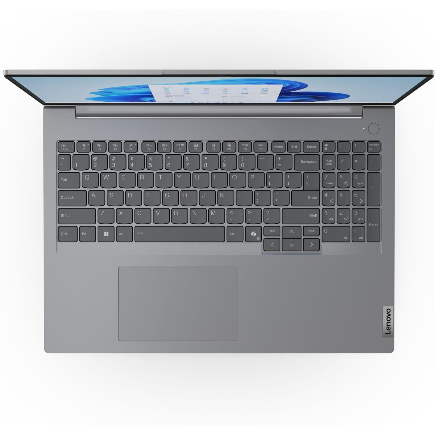 Ноутбук Lenovo 16 ThinkBook 16 AMD G7 ARP WUXGA/Ryzen 5 7535HS/16GB/512SSD/AMD Radeon/W11P/Arctic Grey (21MWA0UERA)