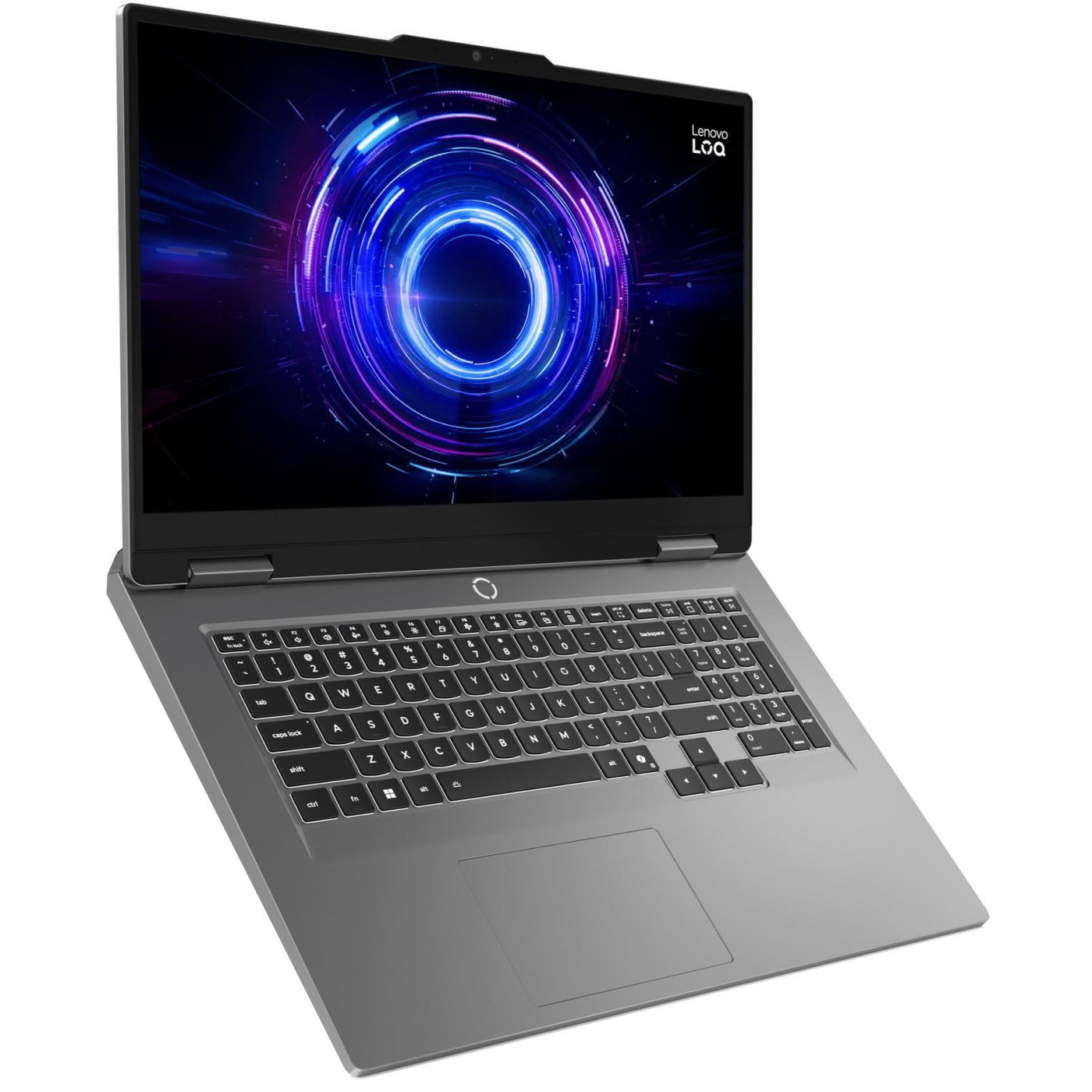 Ноутбук Lenovo 17.3 LOQ 17IRX10/Intel i5-13450HX/16GB/512SSD/RTX 5050 8GB/DOS/Luna Grey (83JH00B5RA)